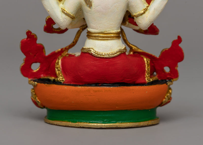 Beautifully handcrafted Chenrezig statue |  Meditation and Altar Decor