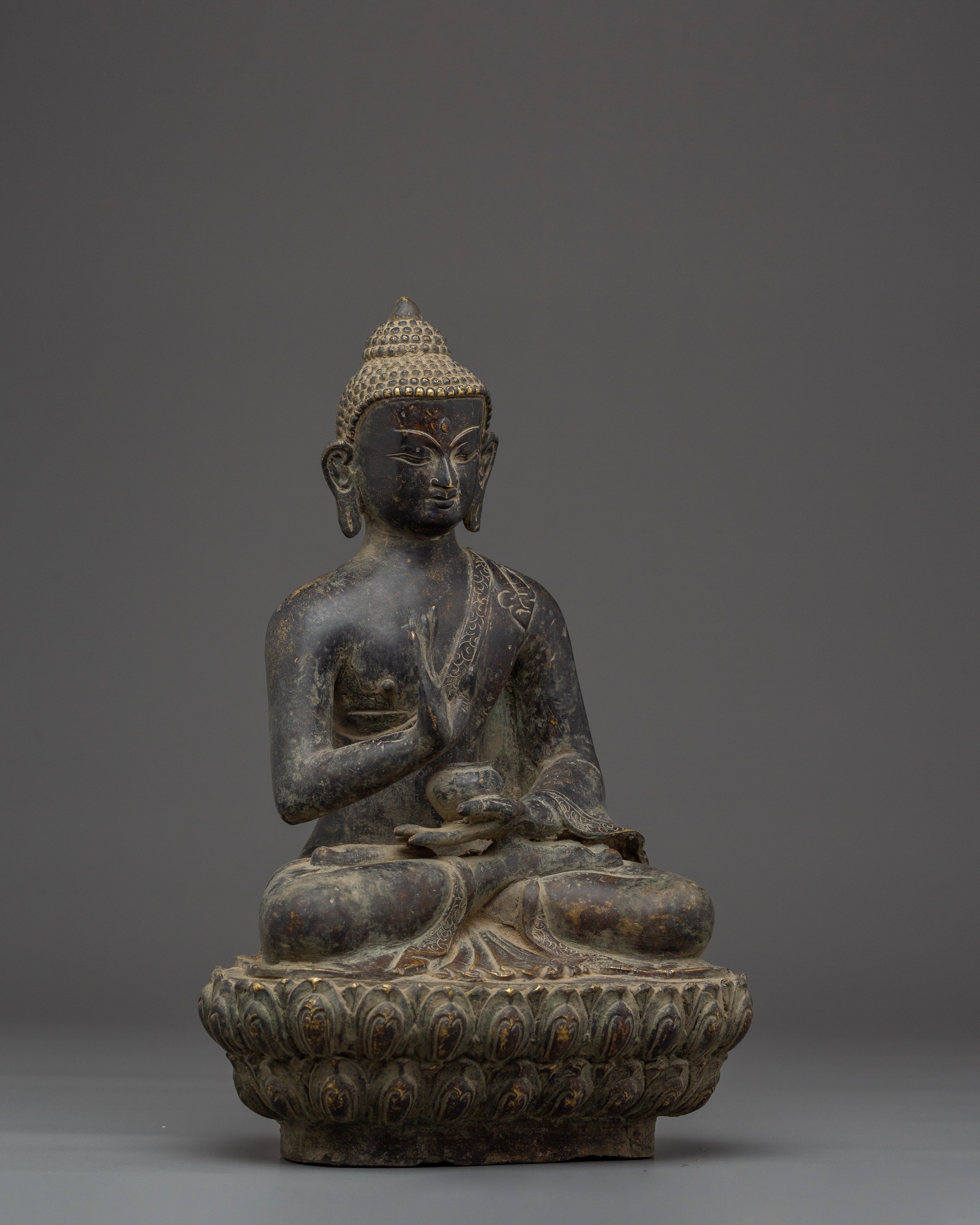 Amogasiddhi Buddha Statue | Fearlessness and Wisdom