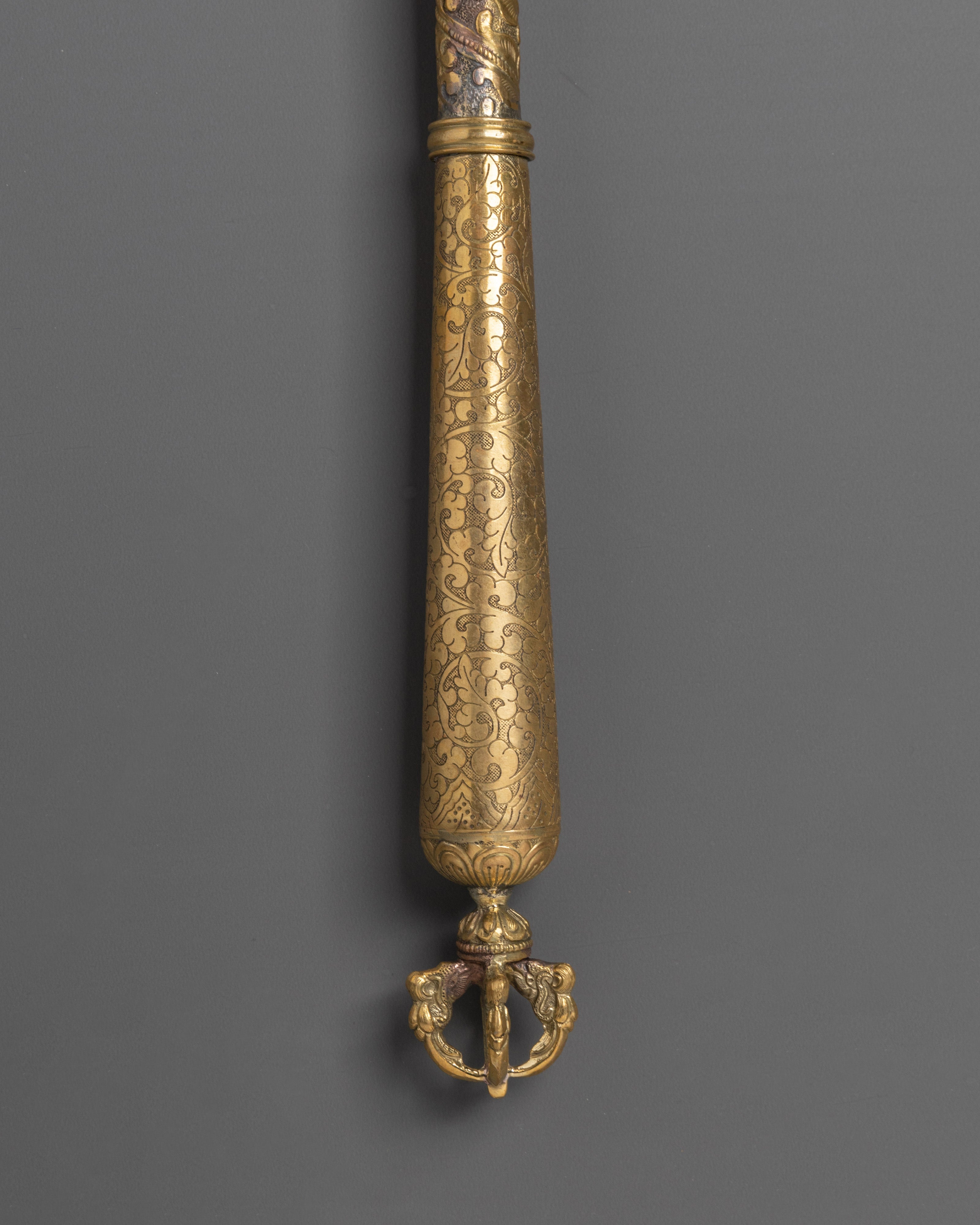 Tibetan Gangsa and Ganglu Set | Buddhist Ceremonial Altar Set