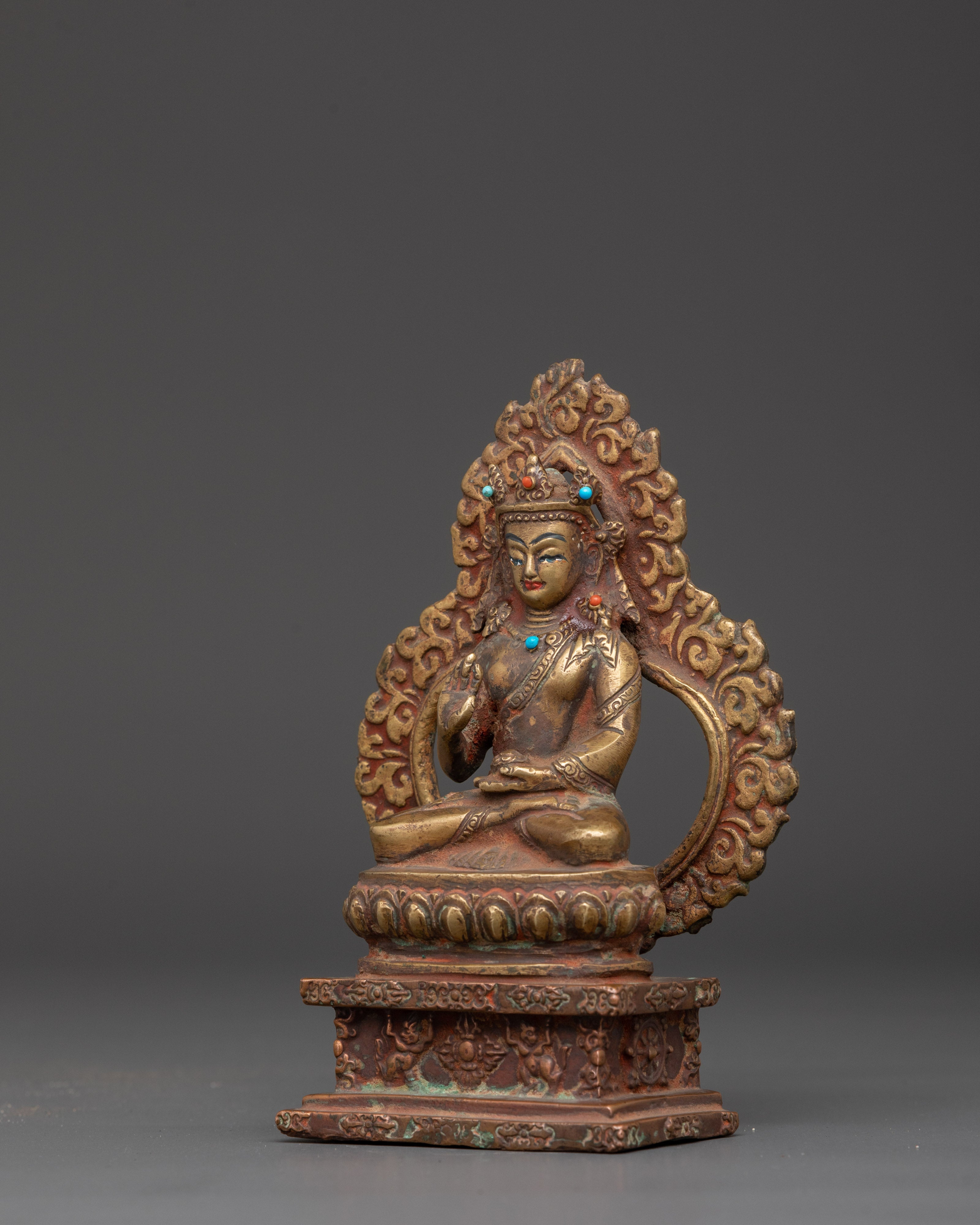 Amogasiddhi Sculpture | Handcrafted Bronze Tibetan Buddha
