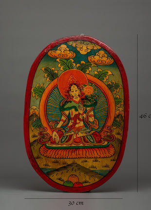White Tara Wall Hanging | Symbol of Compassion and Healing