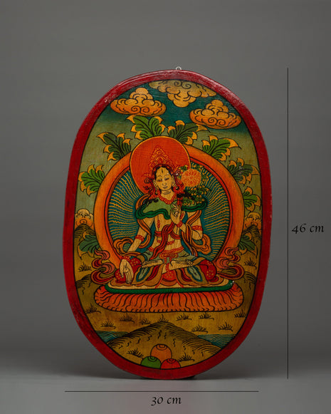 White Tara Wall Hanging | Symbol of Compassion and Healing
