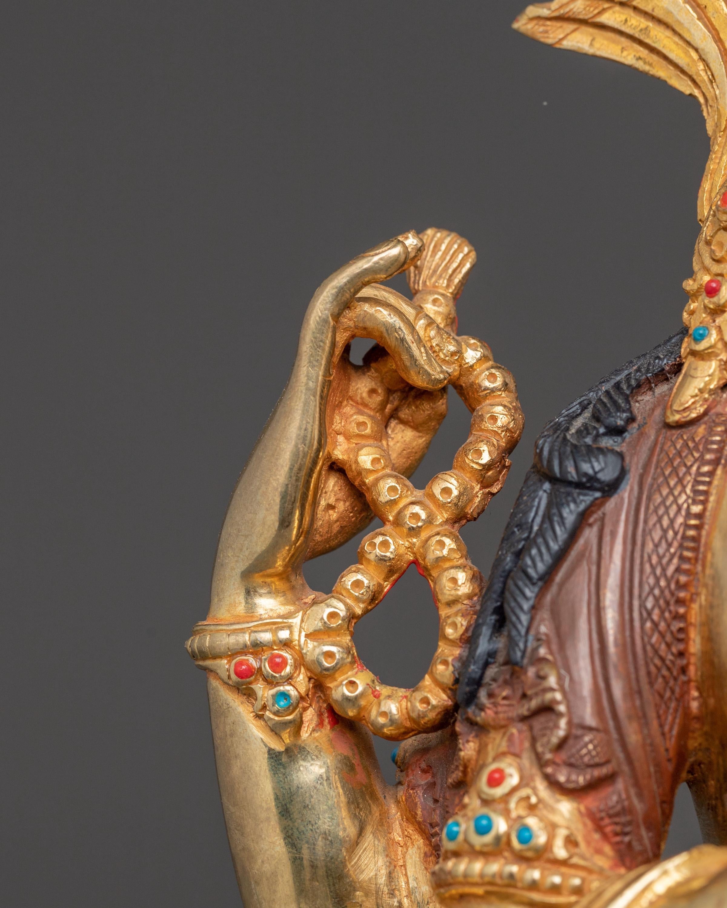Handmade Bodhisattva Avalokiteshvara Copper Statue | Buddhist Bodhisattva Art
