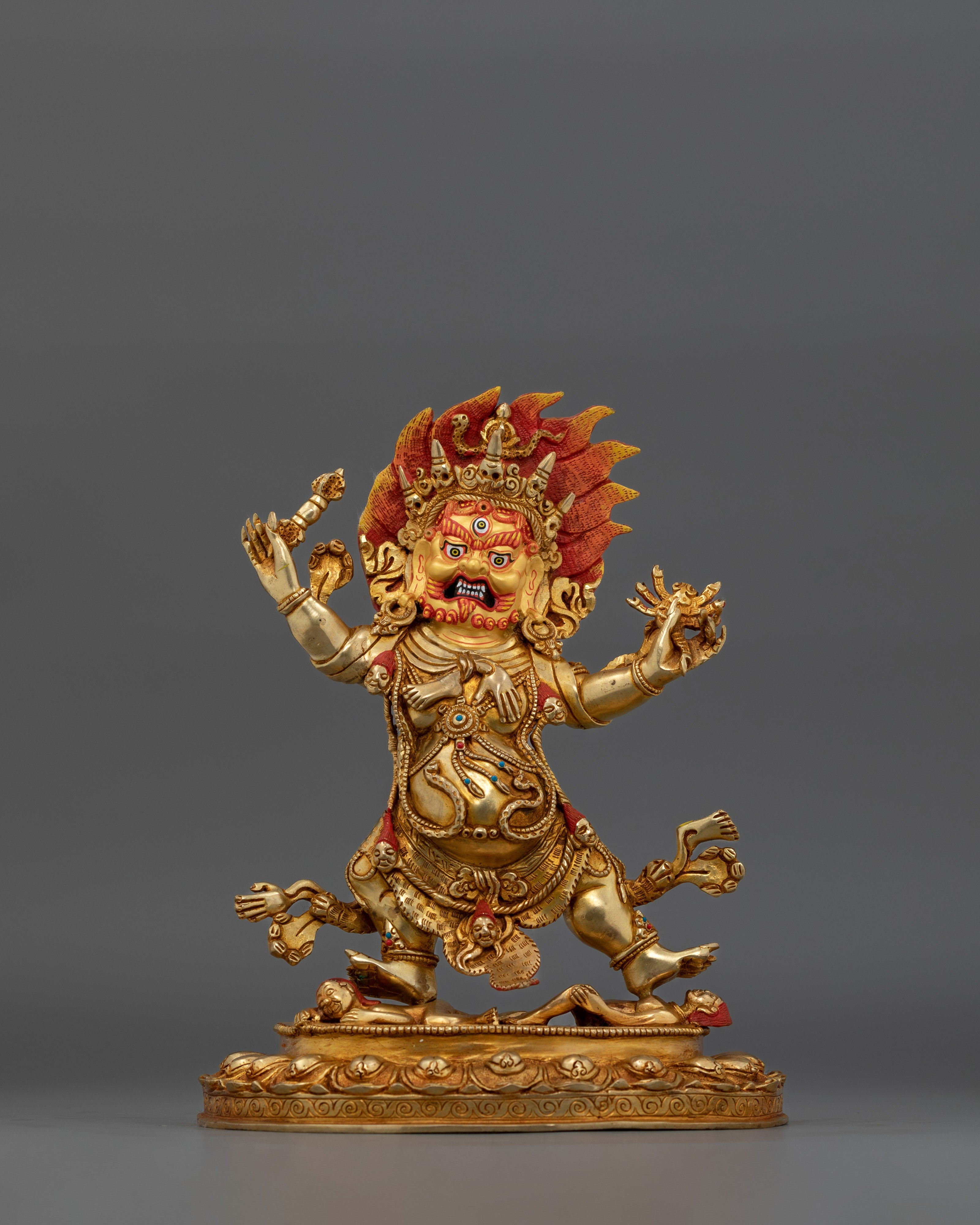 Protector Deity Guru Dragpo Statue | Wrathful manifestation of Padmasambhava