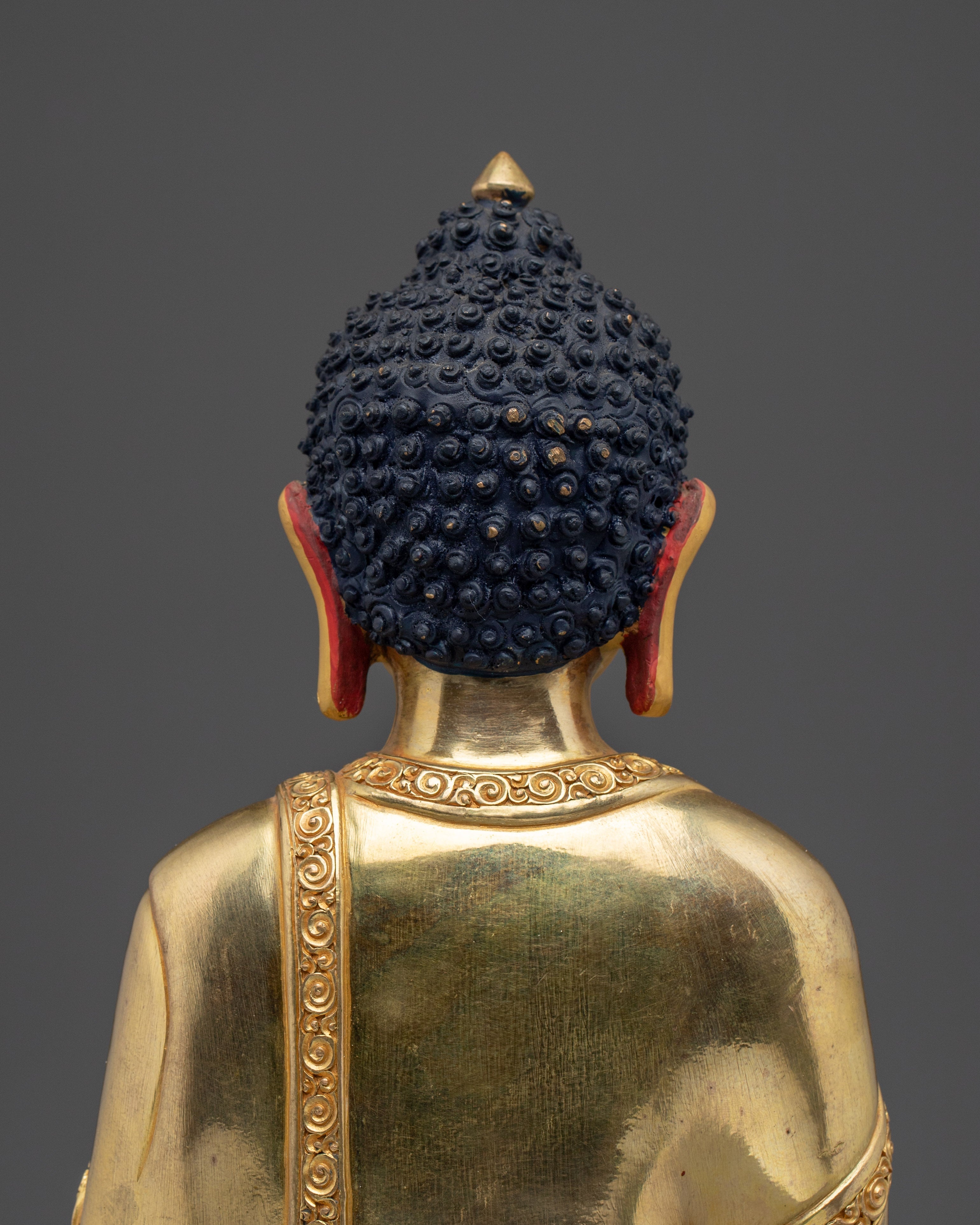 Amitabha Buddha Statue Gold Gilded | Symbol of Infinite Light and Compassion