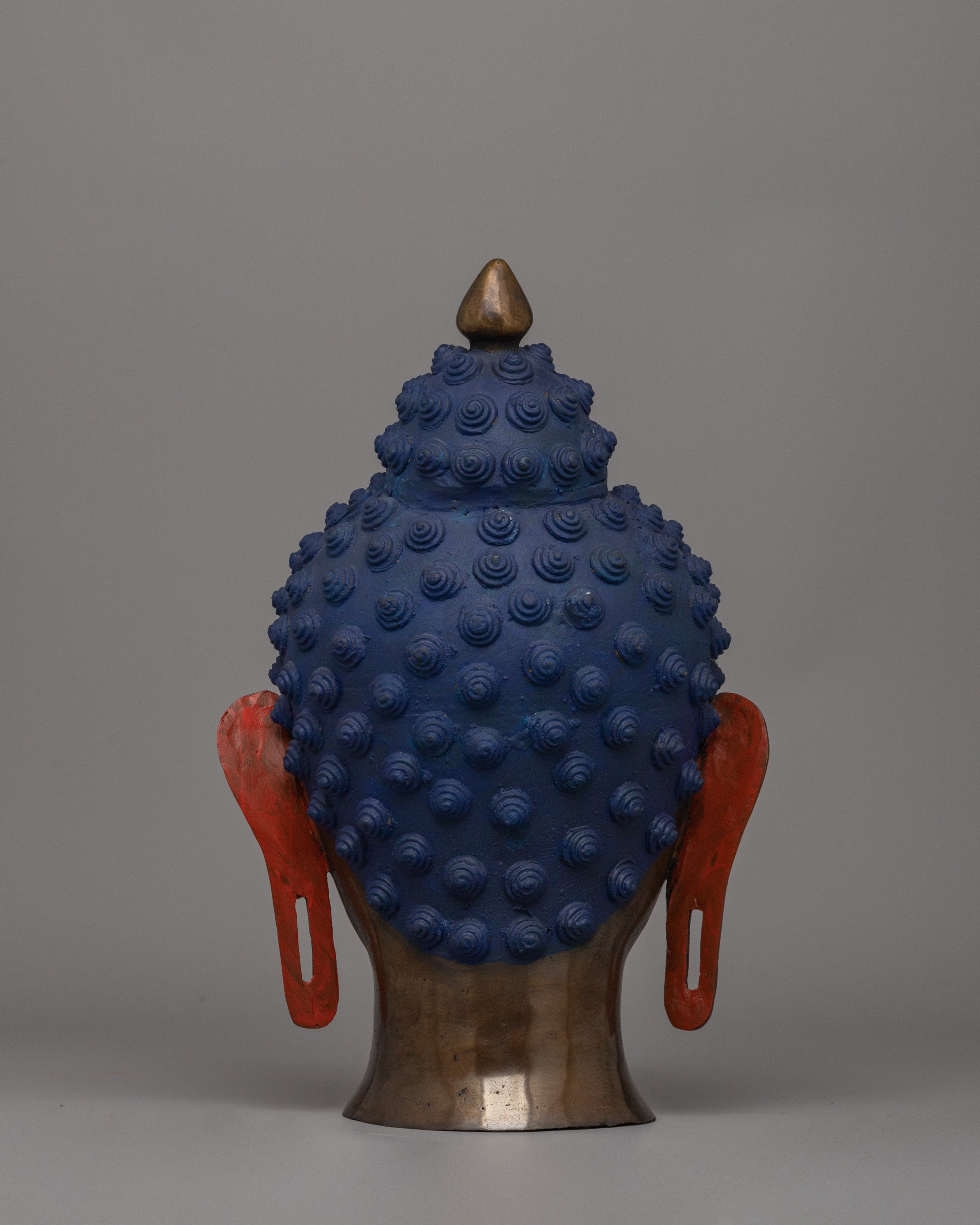 Bronze Buddha Head Statue | Perfect Spiritual Gift for Meditation Enthusiasts