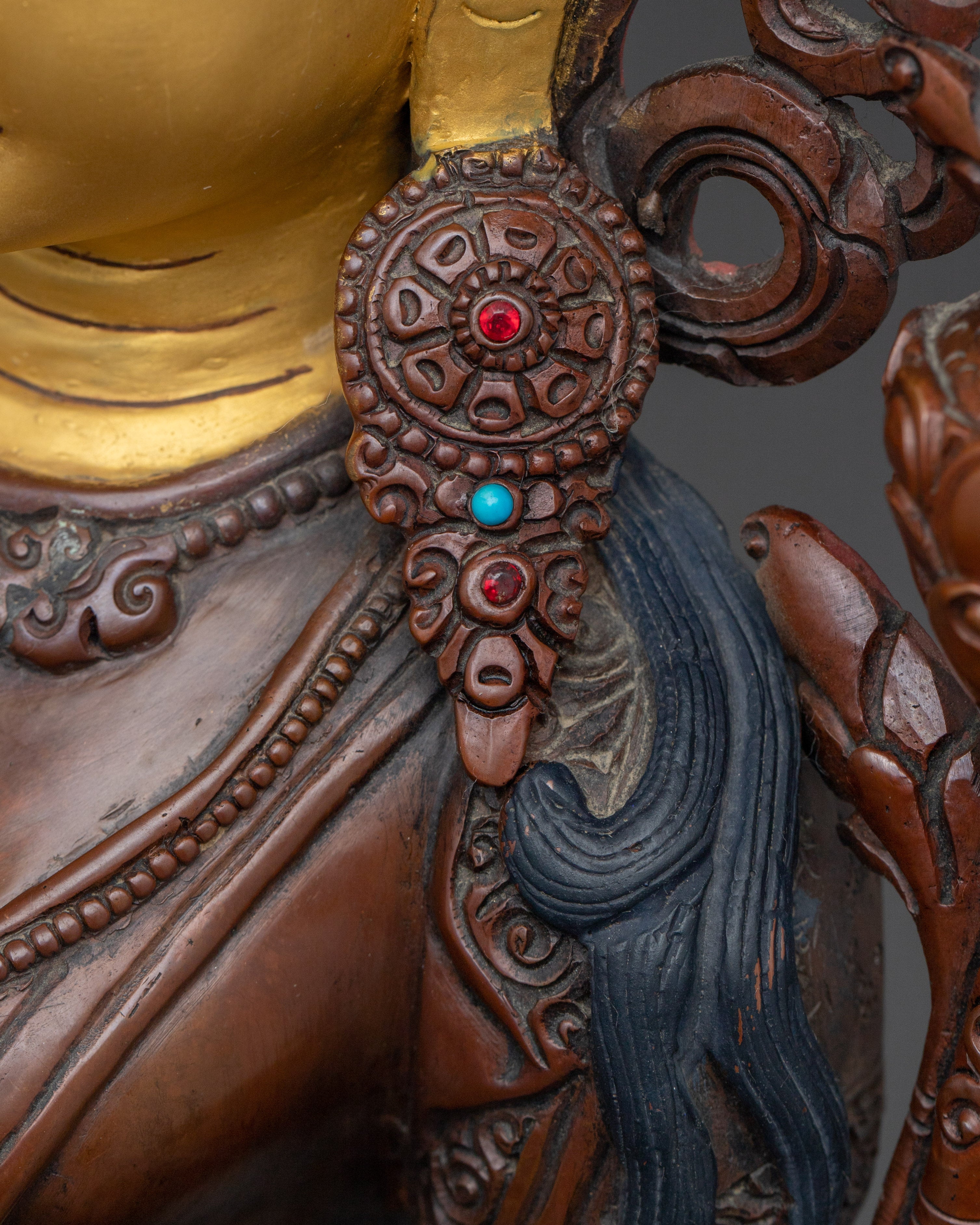 Female Bodhisattva Green Tara Sculpture | Compassionate Mother Deity