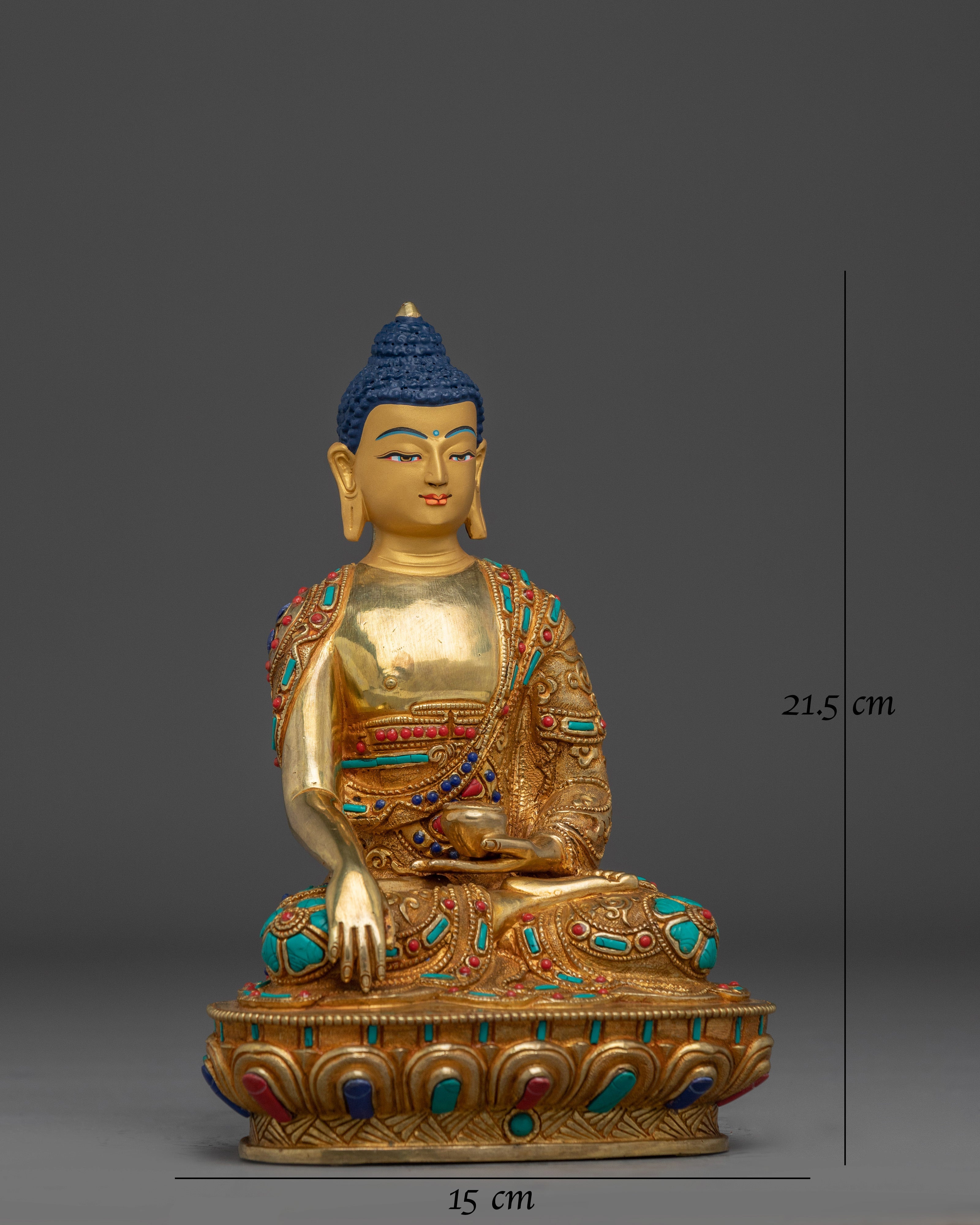 8.5 Inch Shakyamuni Buddha Statue 