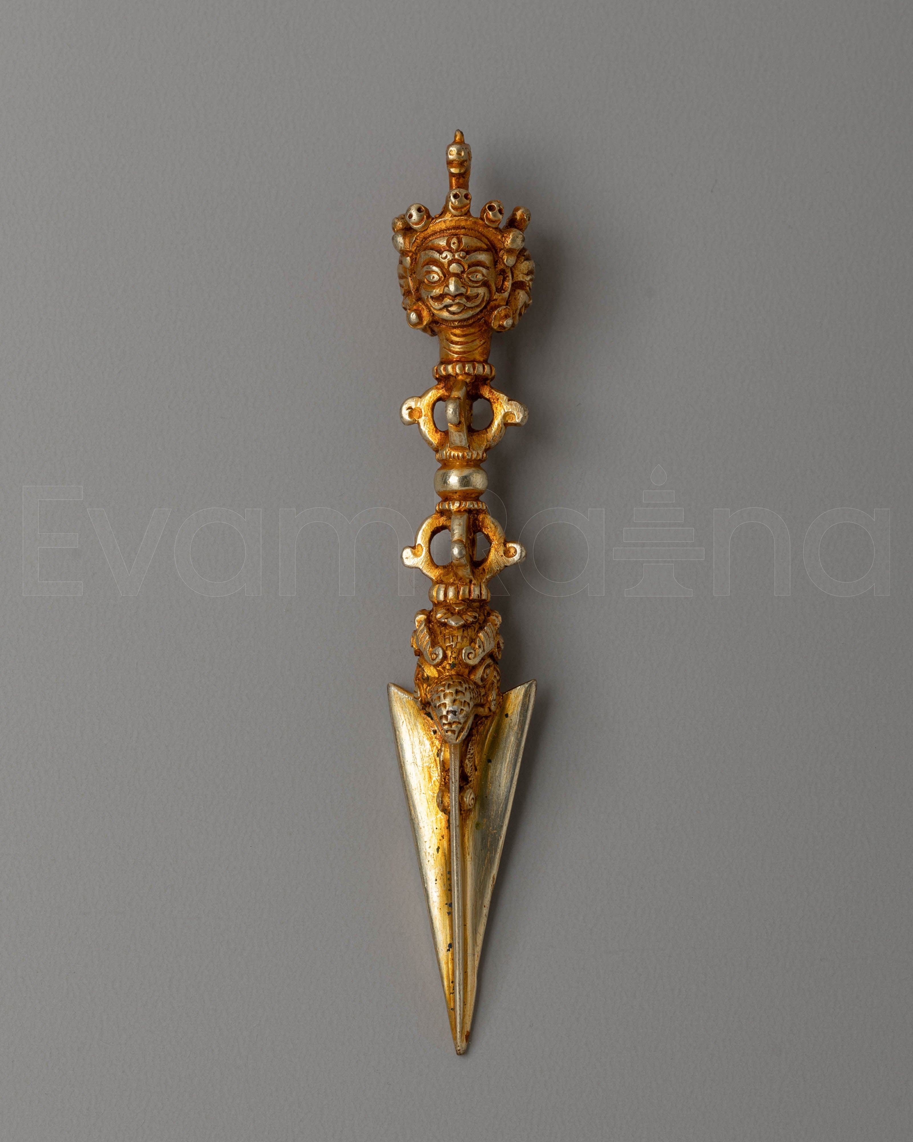 Evamratna Ritual Dagger | Phurba for Tantric Ceremonies