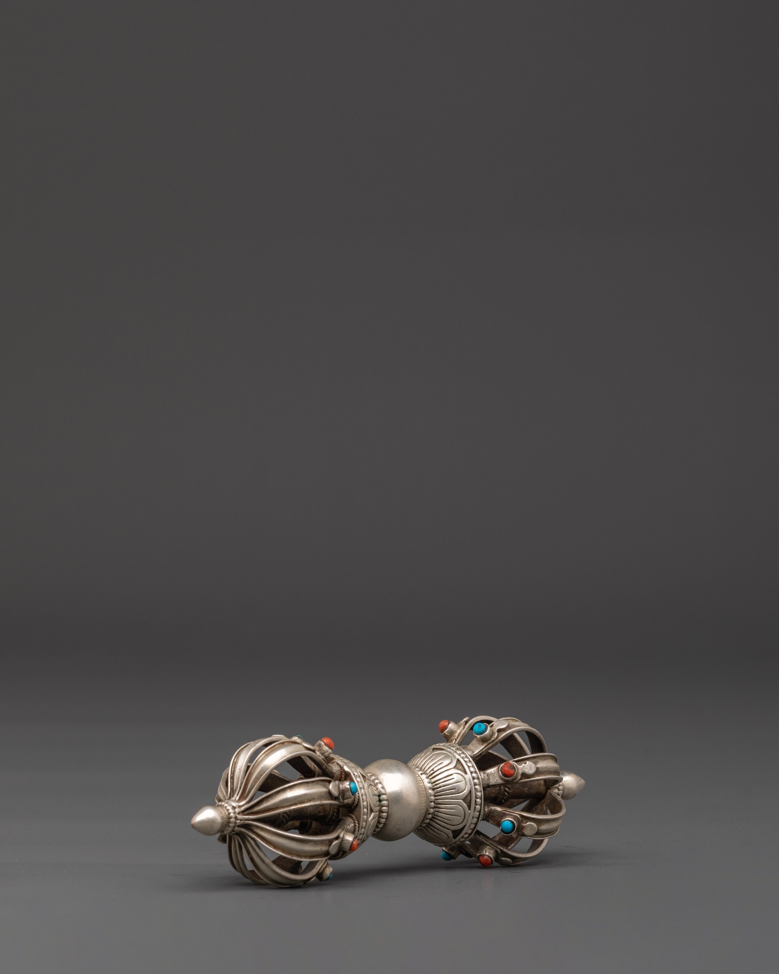 Buddhist Bronze Bell and Vajra Set | Ritual Tool For Meditation