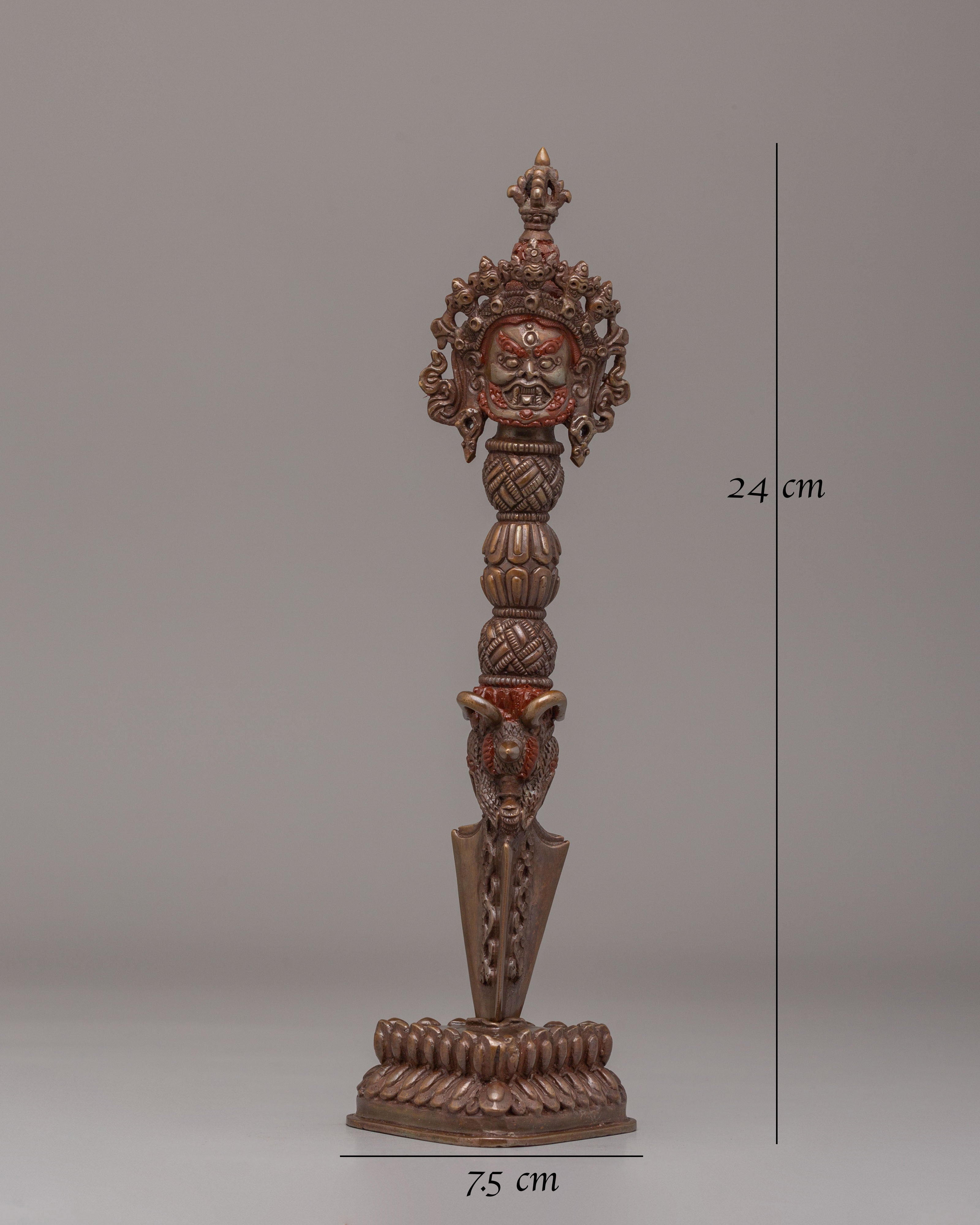 Vajrayana Phurba Ritual Dagger | A Symbol of Protection and Spiritual Strength