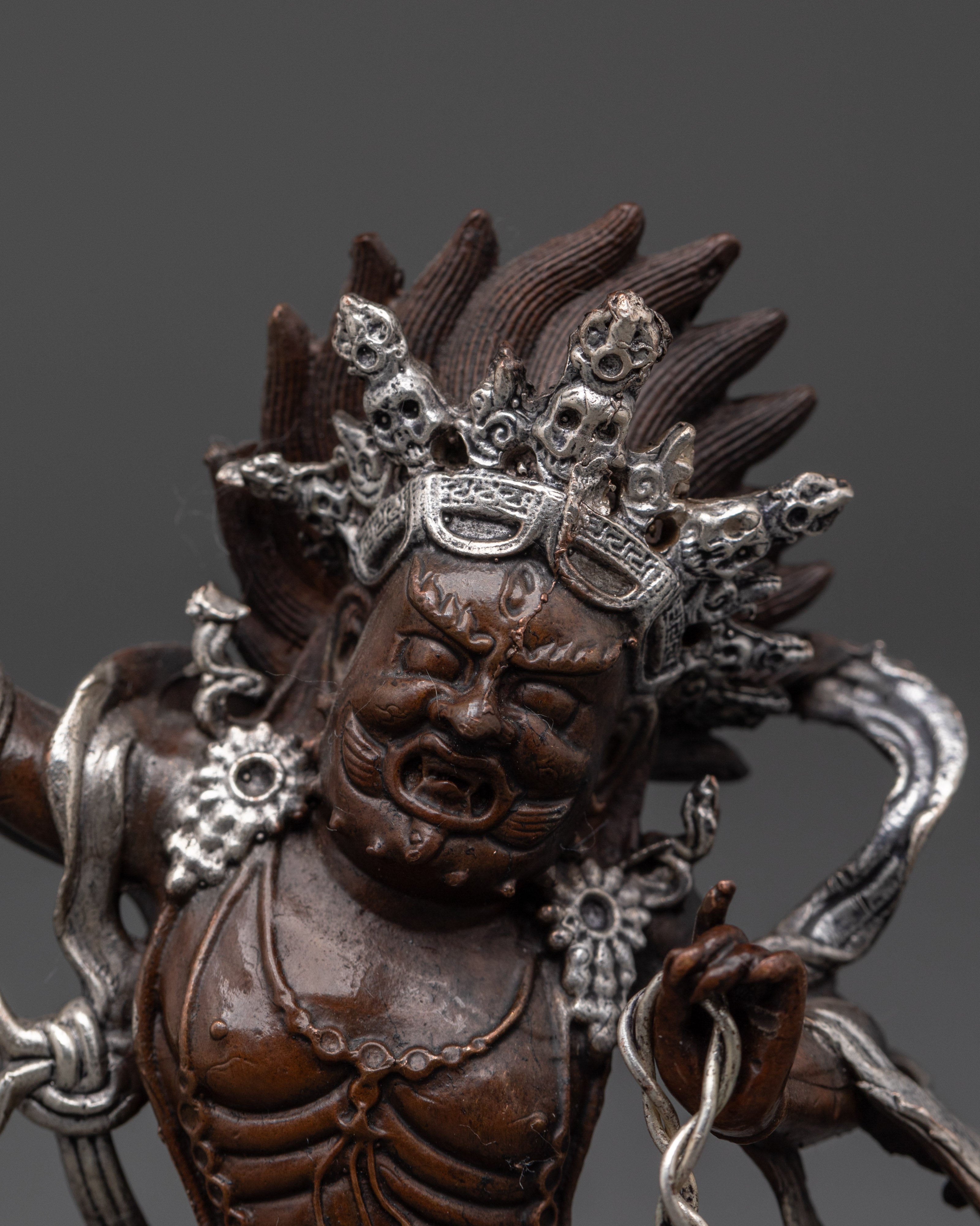 Fierce Vajrapani Bodhisattva Statue | Tantric Protector Deity