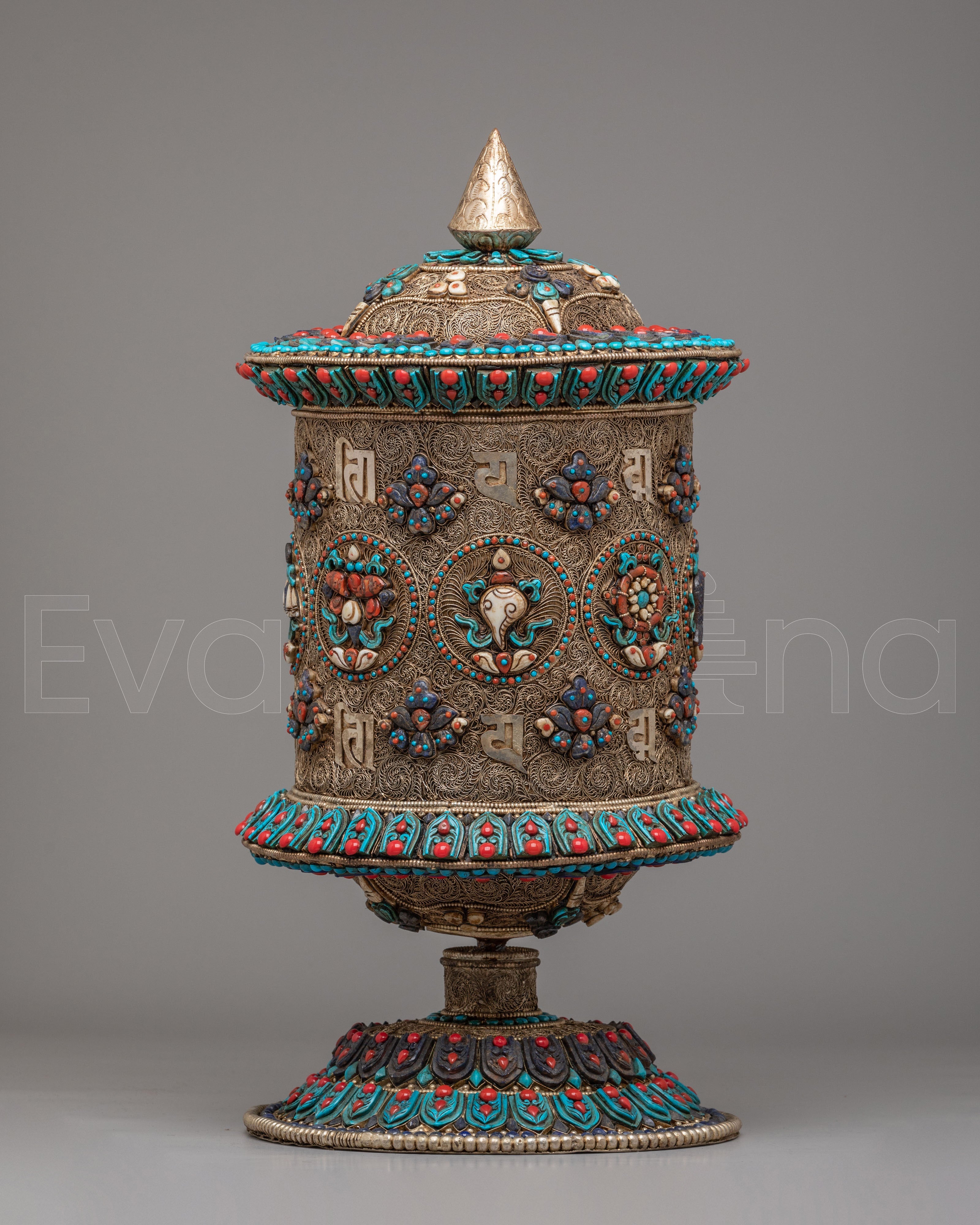 Handcrafted Mantra Prayer Wheel 