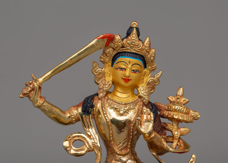 Handcrafted Manjushri Statue | The Bodhisattva of Wisdom