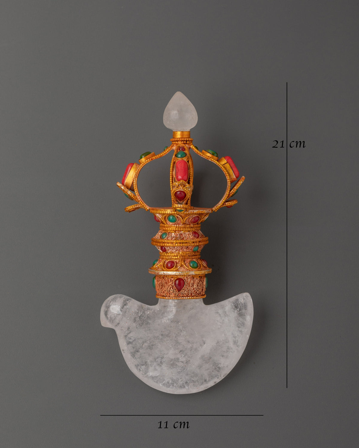 Small Ritual Knife Buddhist Ritual knife | Sacred Crystal & Copper