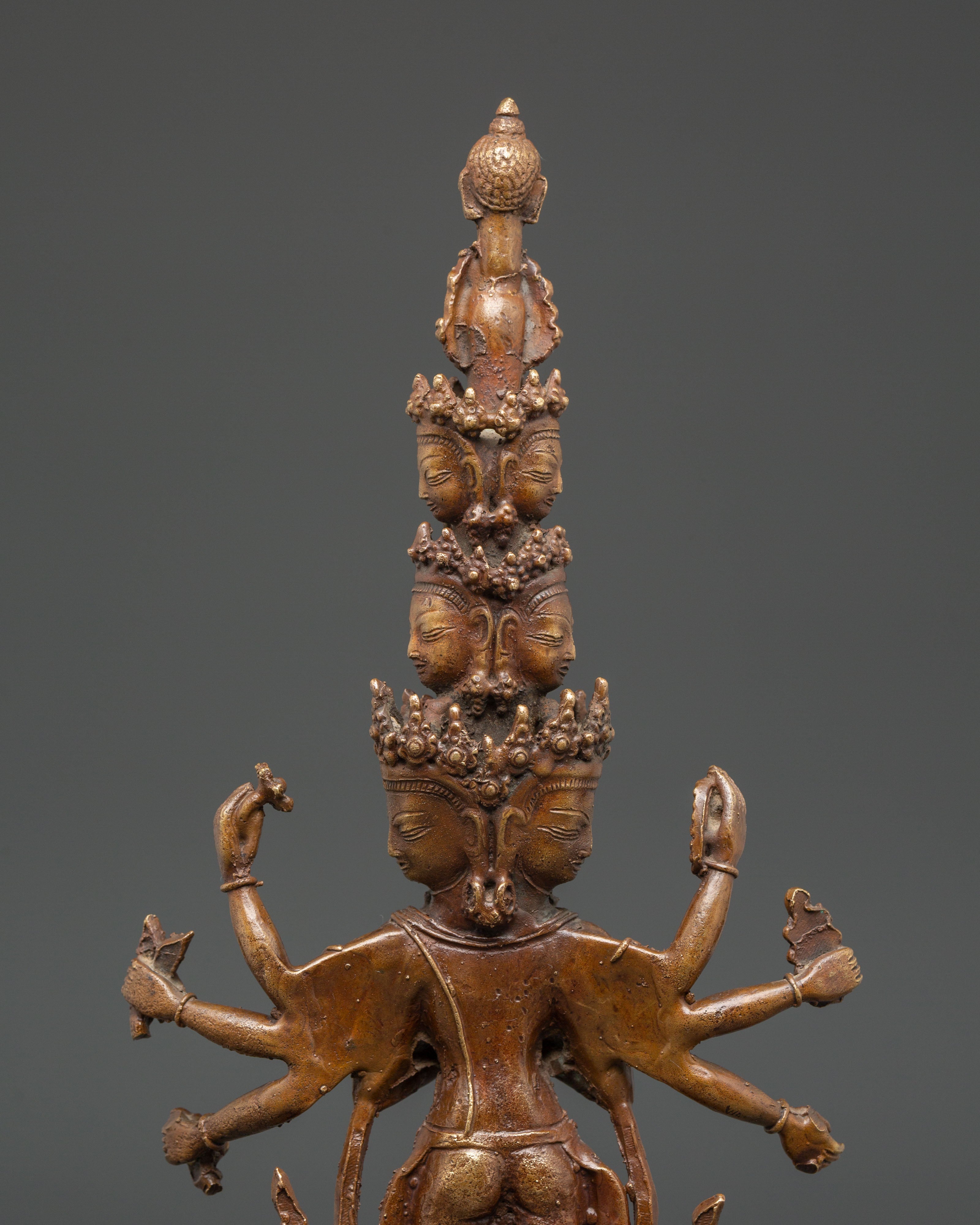 Eleven-Headed Avalokiteshvara Sculpture | Symbol of Mercy and Enlightenment