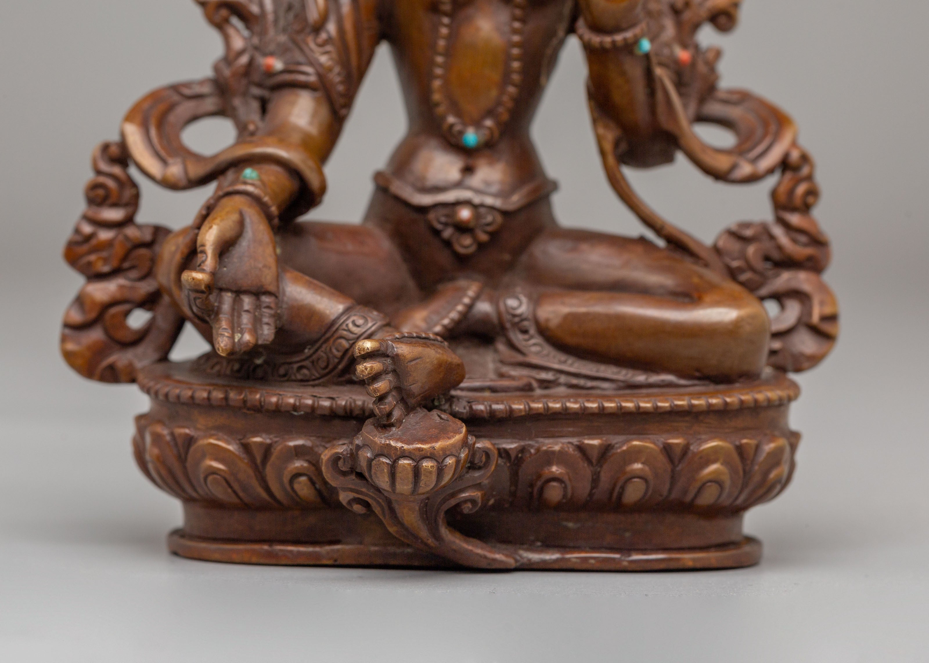 Green Tara Buddhist Altar Statue | Meditation and Altar Decor