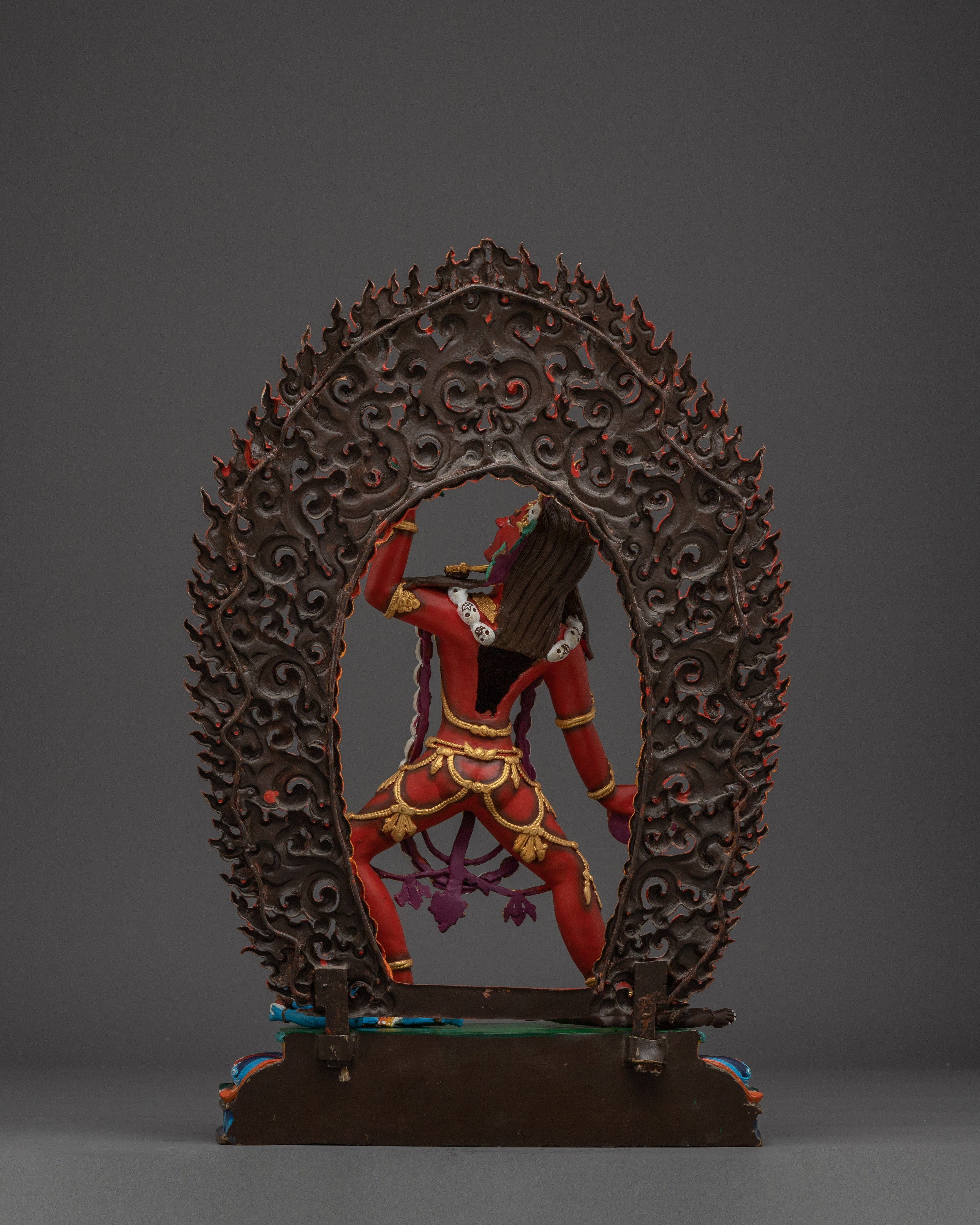 Tibetan Dakini Vajrayogini Copper Statue | The Fierce Queen of the Dakinis