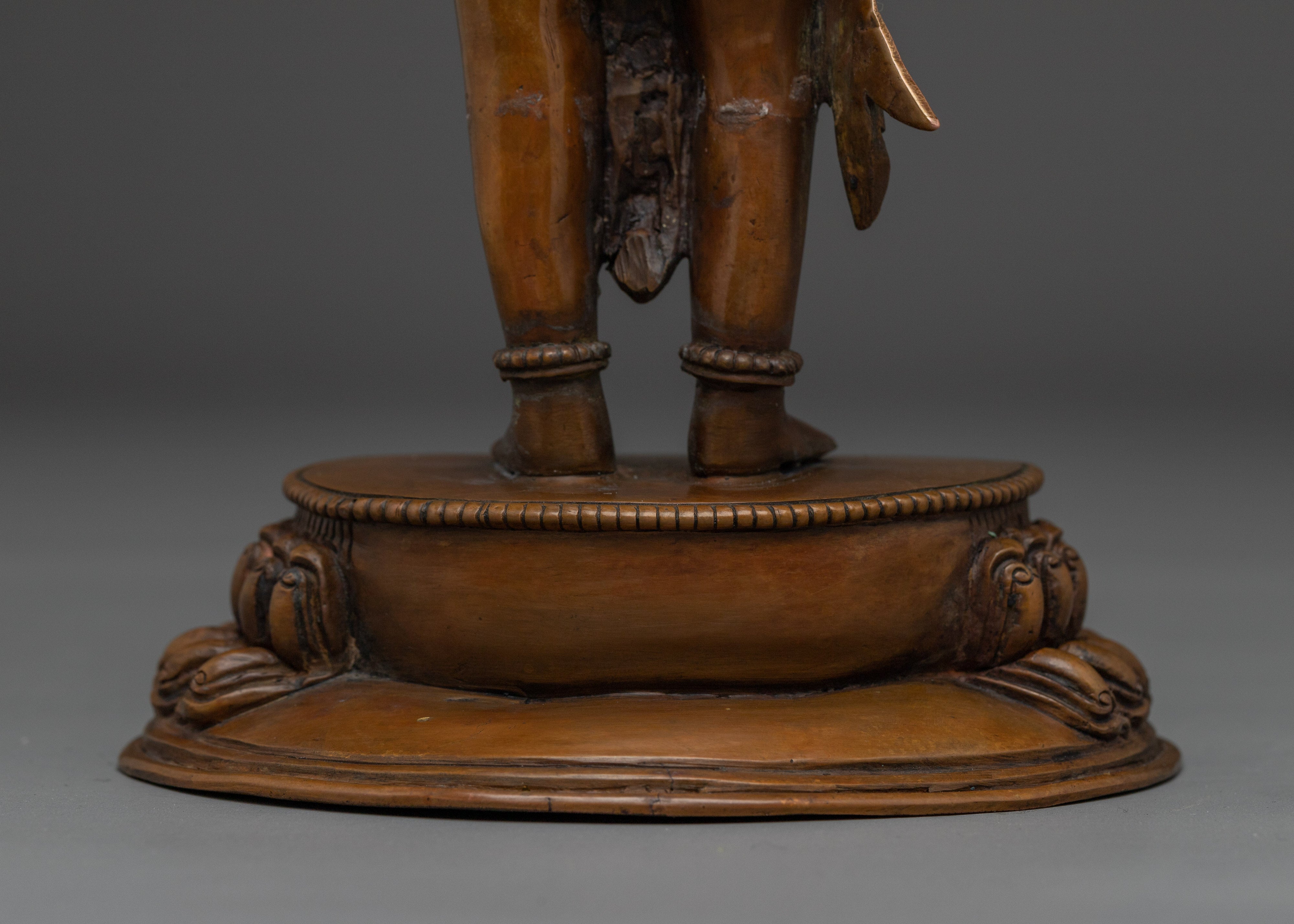 Oxidized Copper Padmapani Statue | Manifestation of Avalokiteshvara