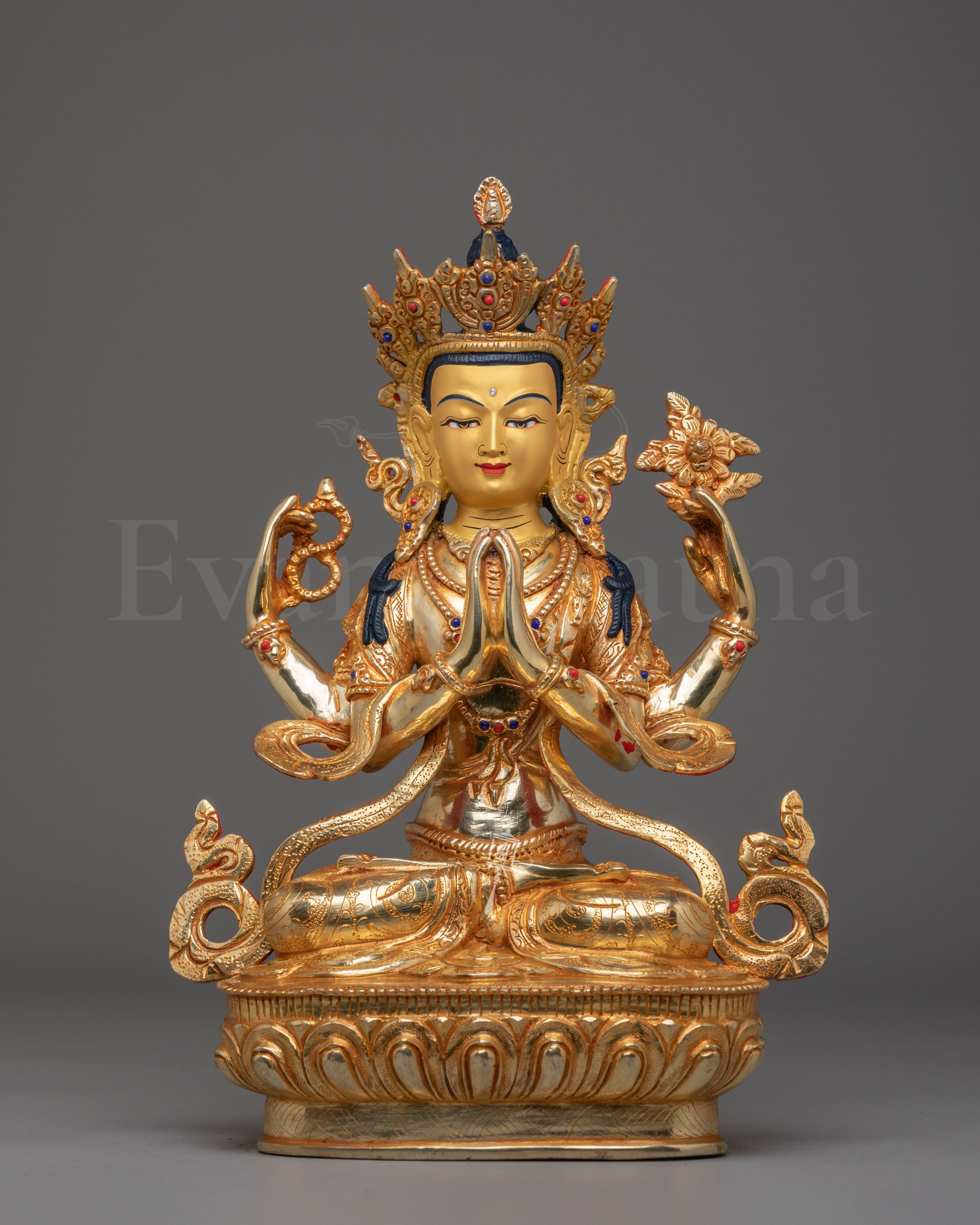 Vajrayana Chenrezig Deity Statue