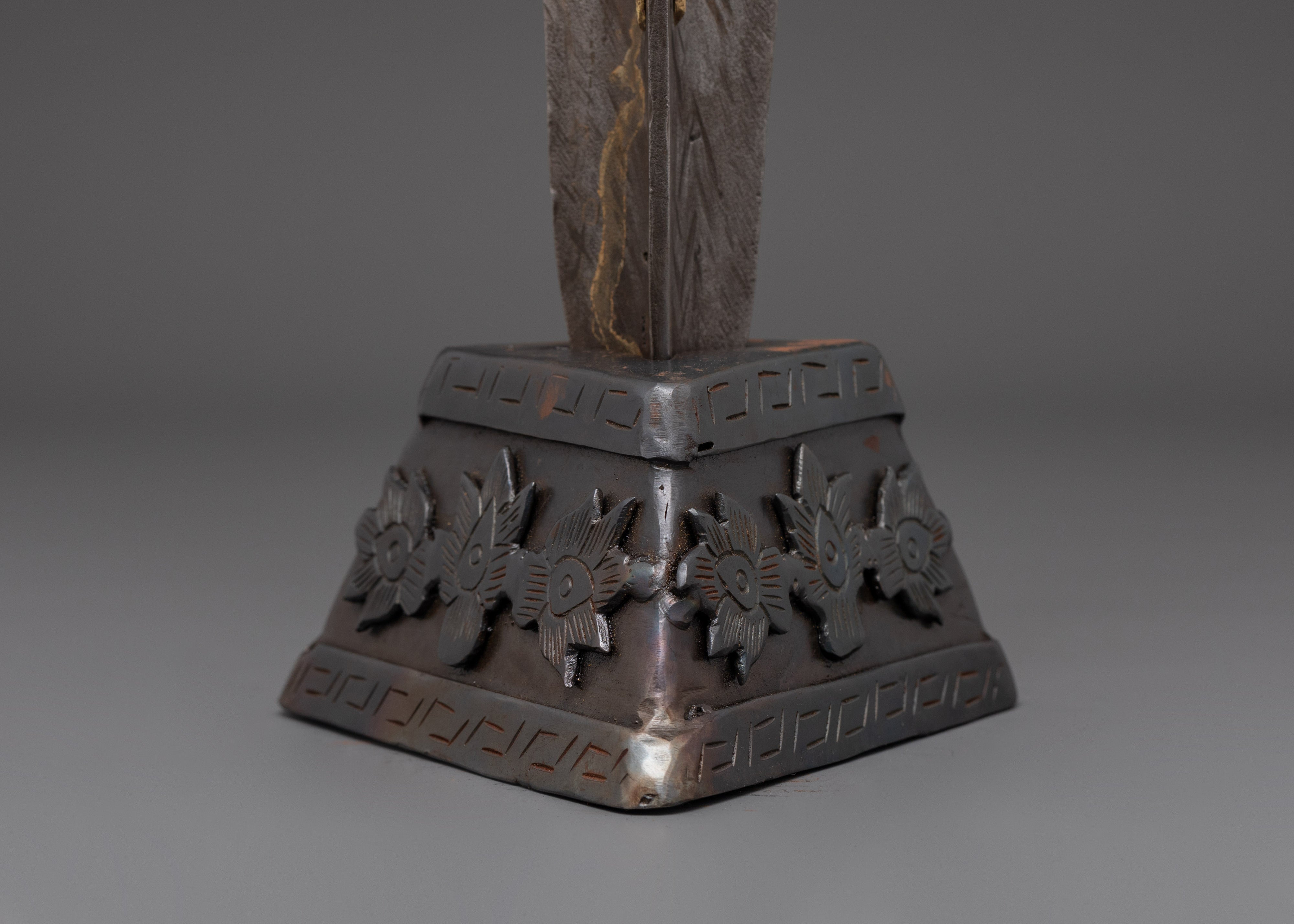 Handcrafted Bronze Phurba Dagger | Tibetan Buddhist Phurba
