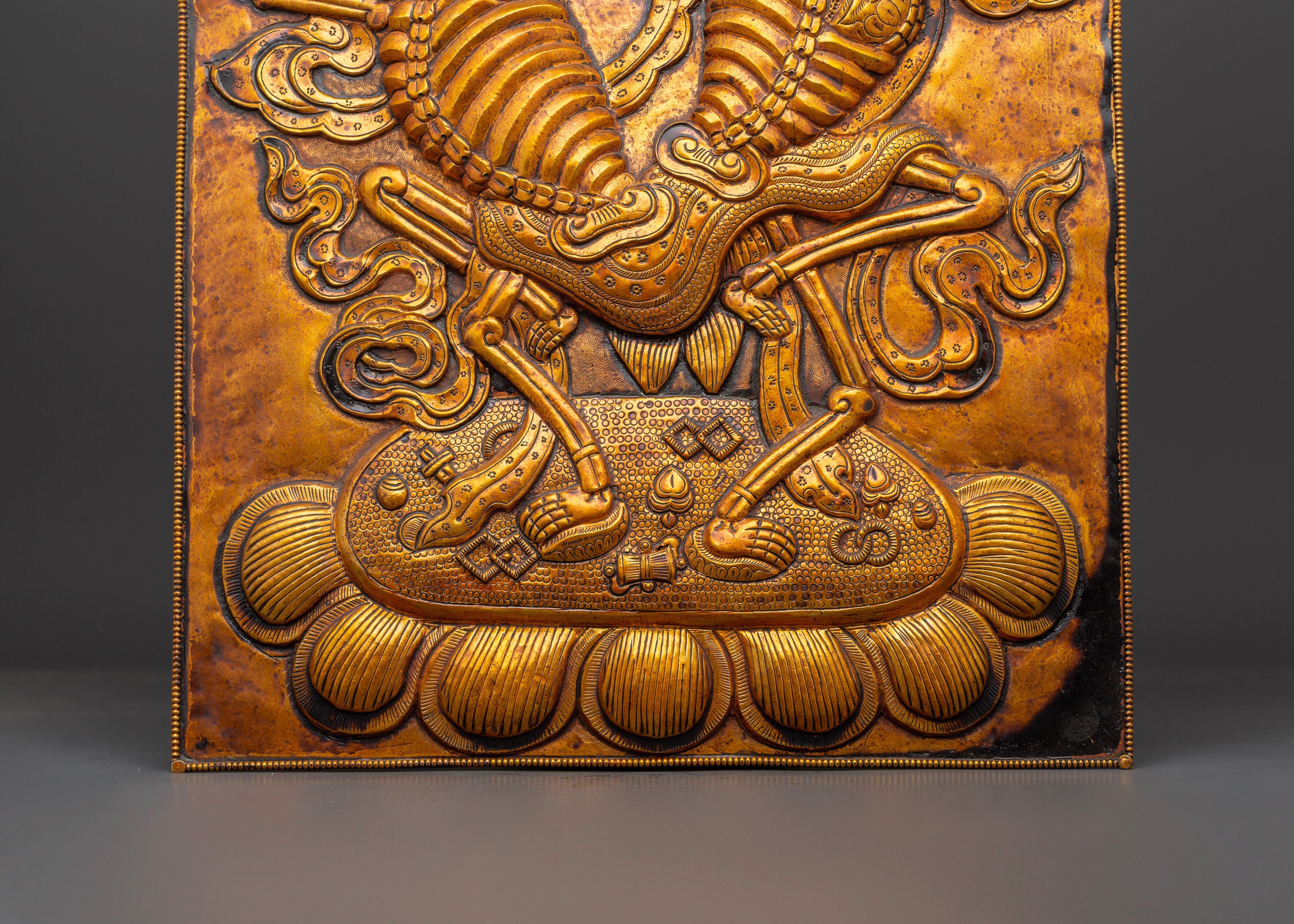 Chitipati Gold Plated Wall Hanging | Symbol of Impermanence