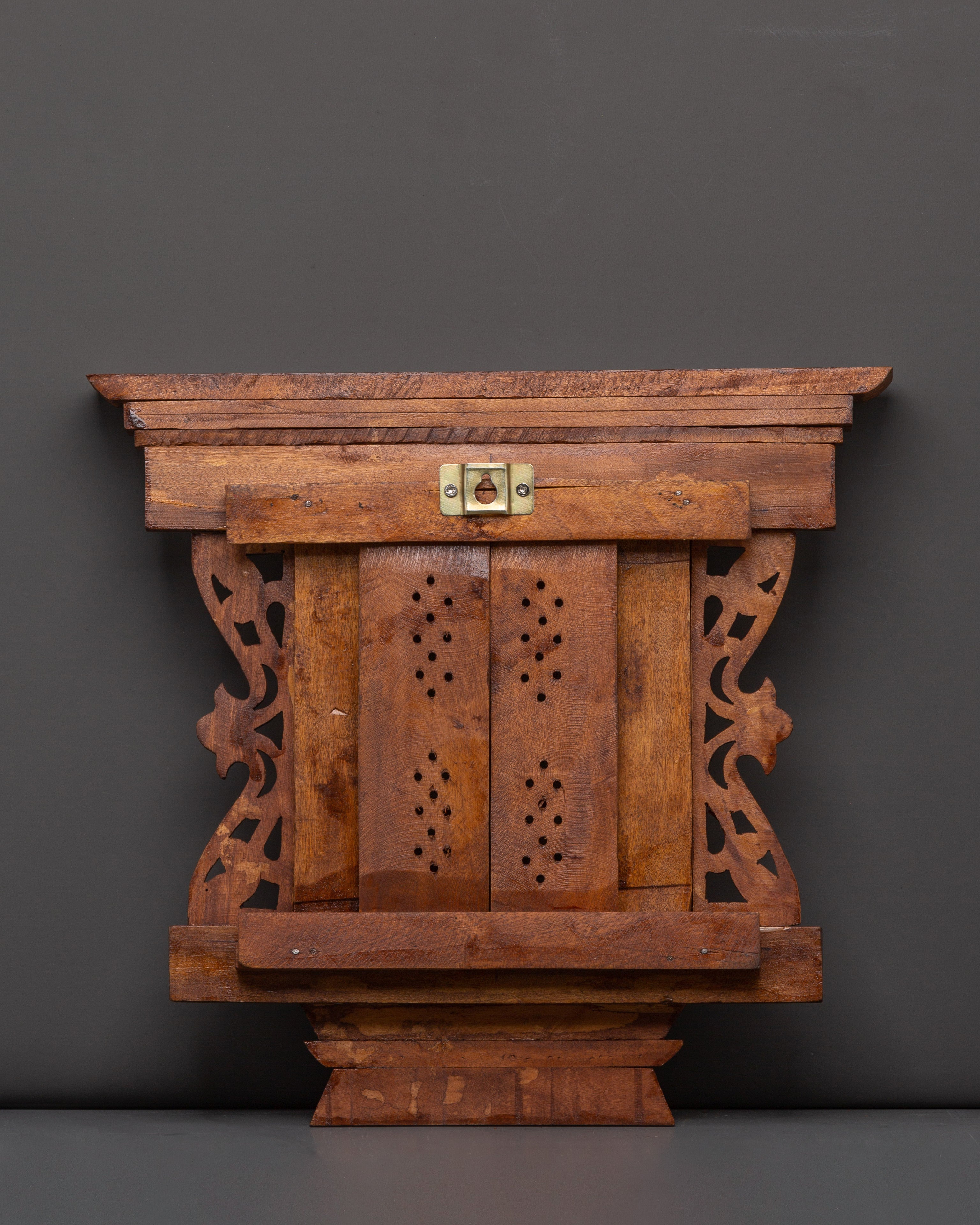 Hand Carved Wooden Wall Hanging for Decor | Spiritual Wooden Art