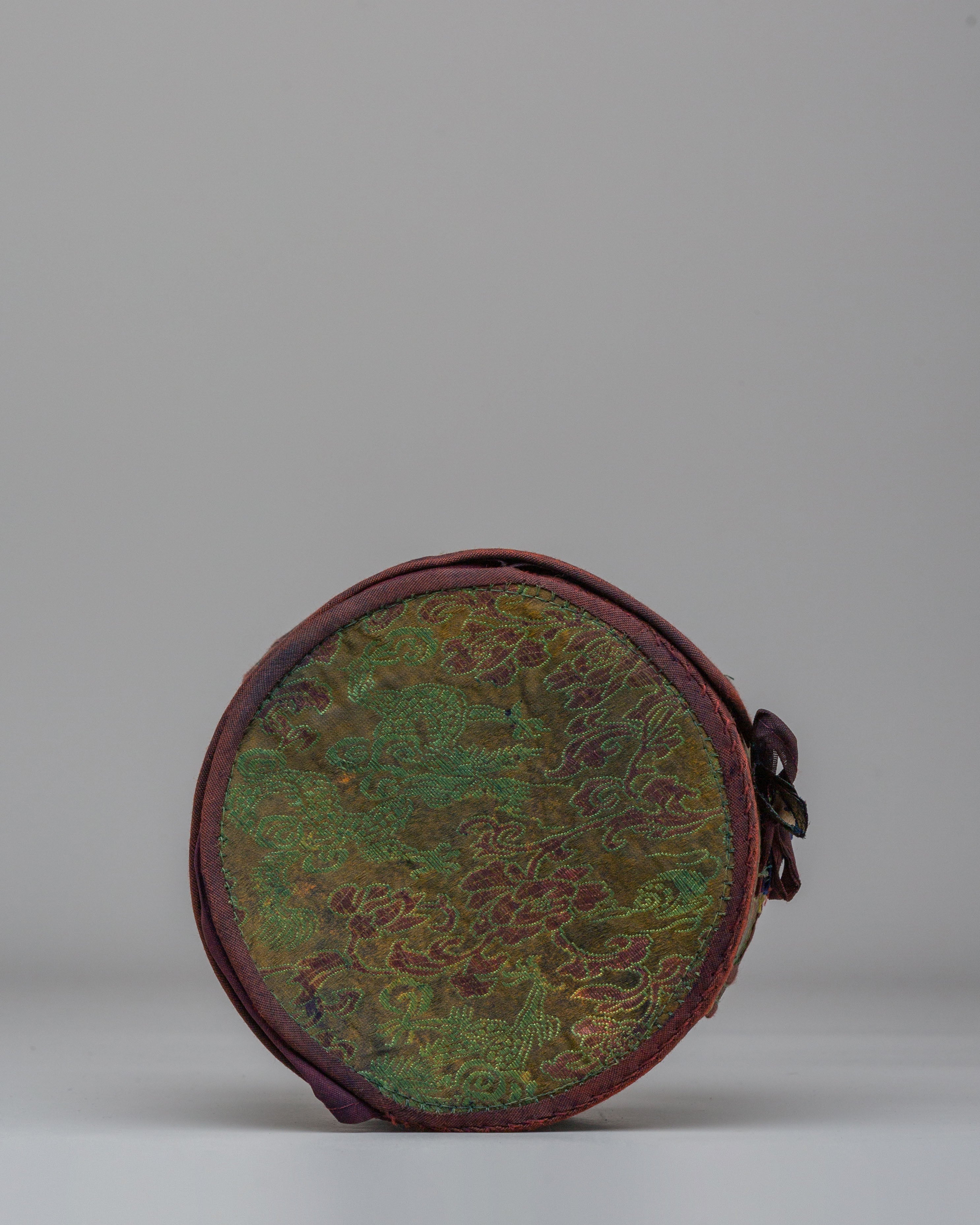 Buddhist Altar Damaru | Sacred Tibetan Ritual Instrument