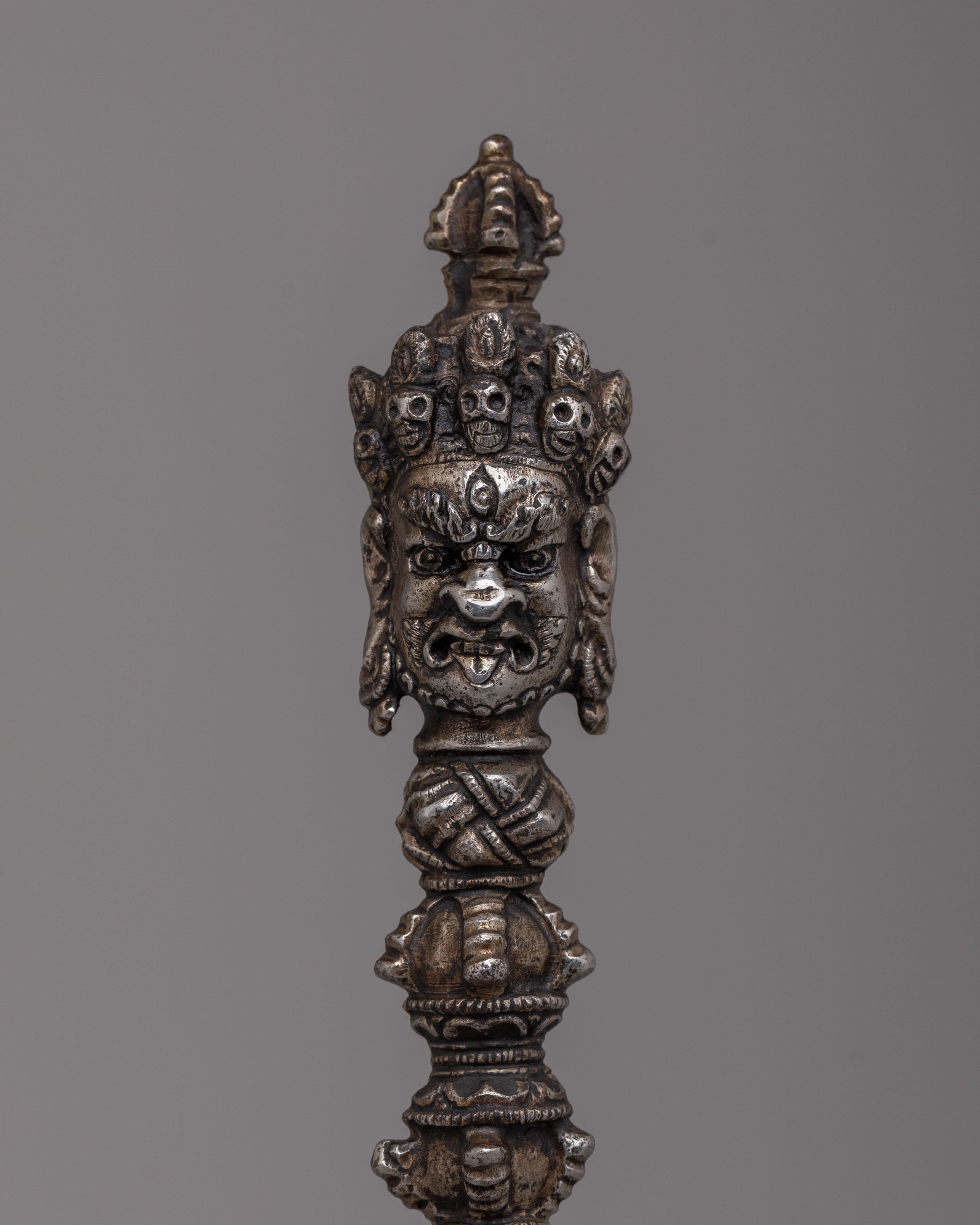 Traditional Tibetan Phurba Dagger | Ritual Dagger for Altar