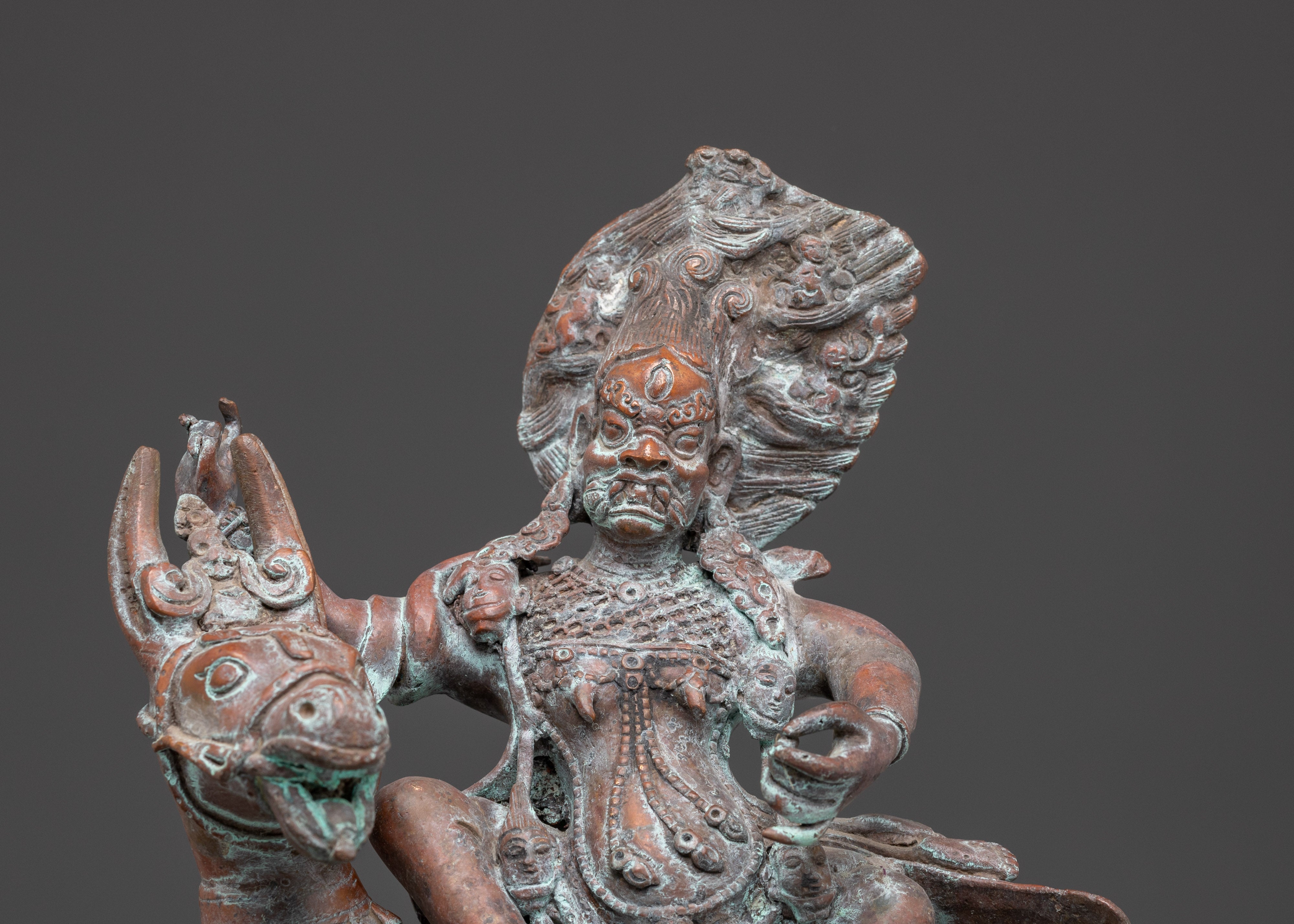 Dharma Protector Palden Lhamo | Fierce Guardian Deity Sculpture