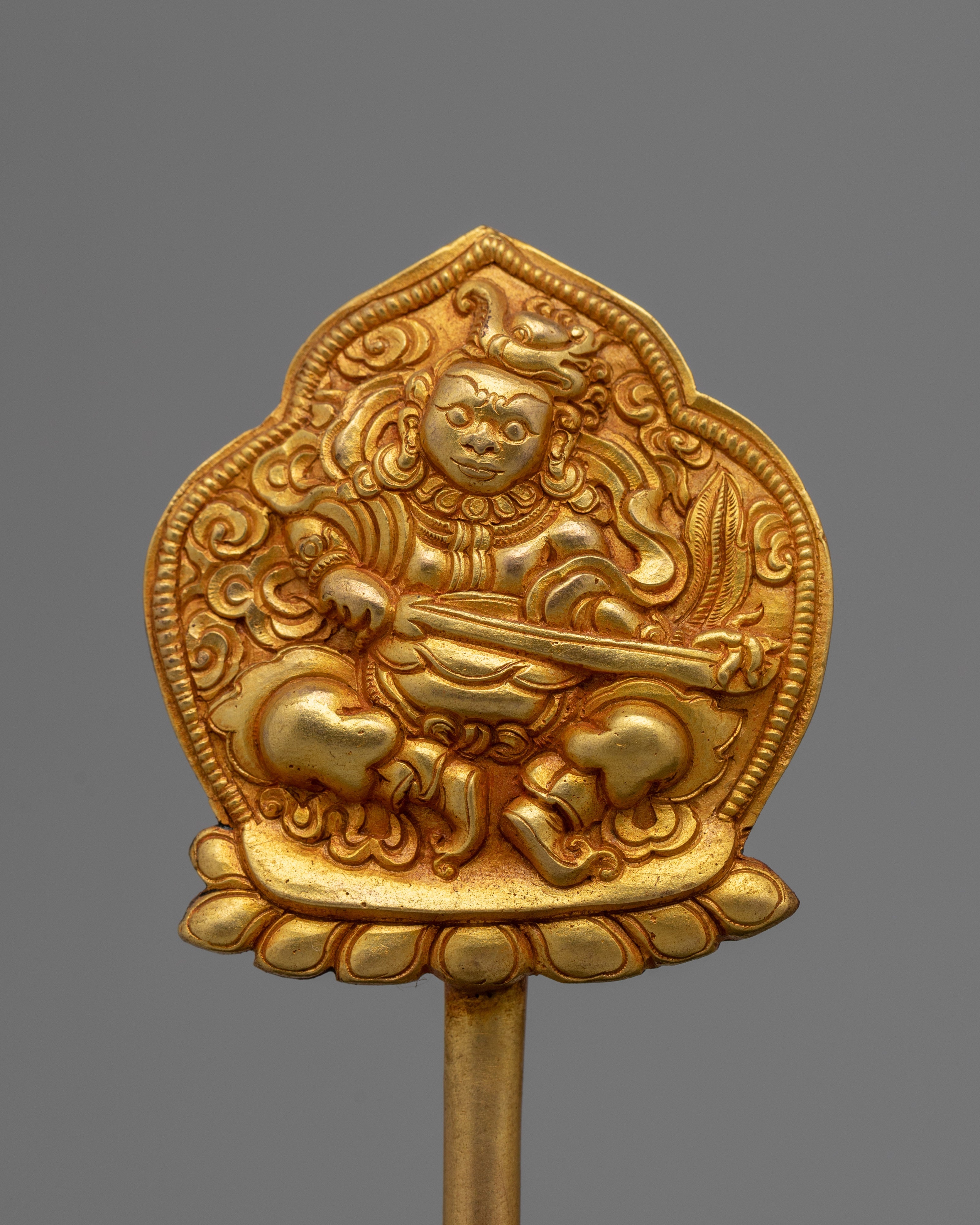 Sacred Dzambhala Statue with Stand | Guardian of Prosperity and Spiritual Wealth
