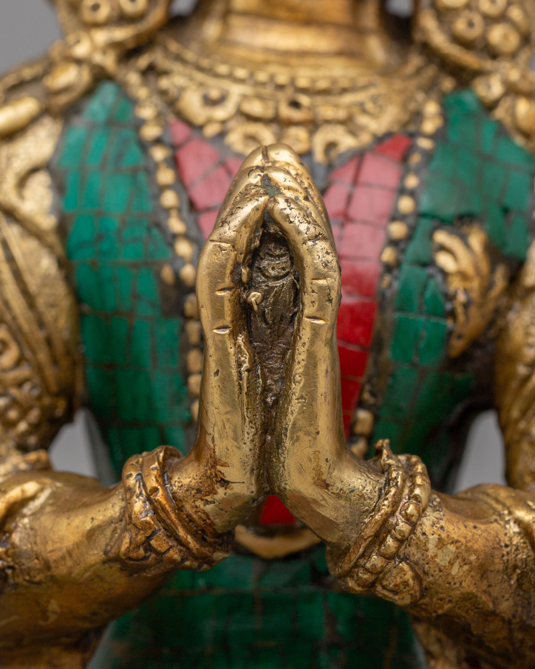 Traditional Chenrezig Statue | Tibetan Avalokiteshvara Statue