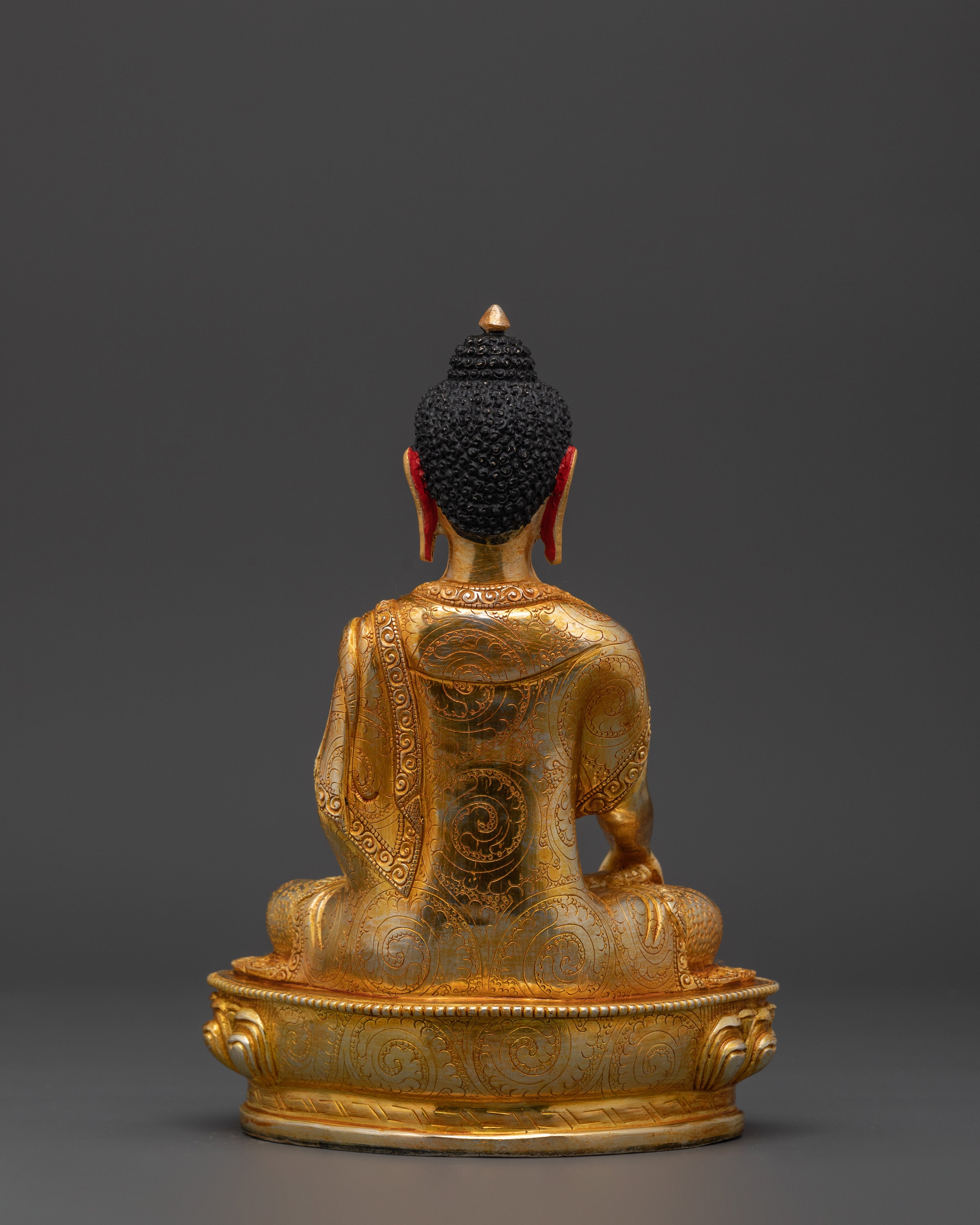 Buddha Shakyamuni Handmade Sculpture | Serenely Seated Buddha Statue