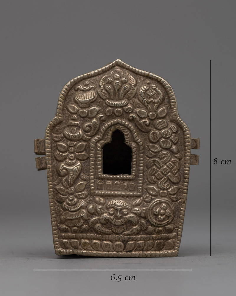 Tibetan Handcrafted Ghau Box | Sacred Buddhist Amulet Holder