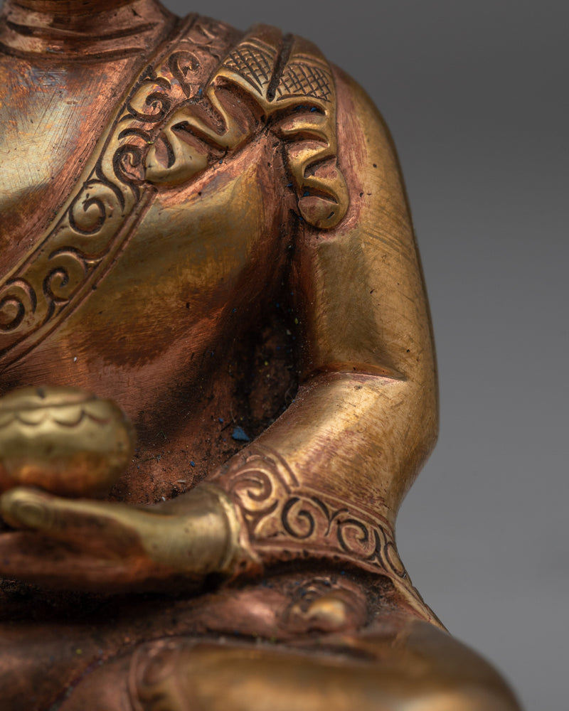 Copper Statue of Buddha | Shakyamuni Buddha Sculpture for Spiritual Altar