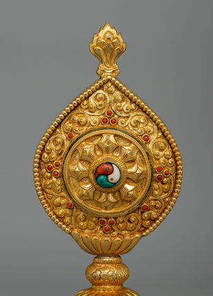 Dharma Wheel and Deer Set | Sacred Symbol of Dharma