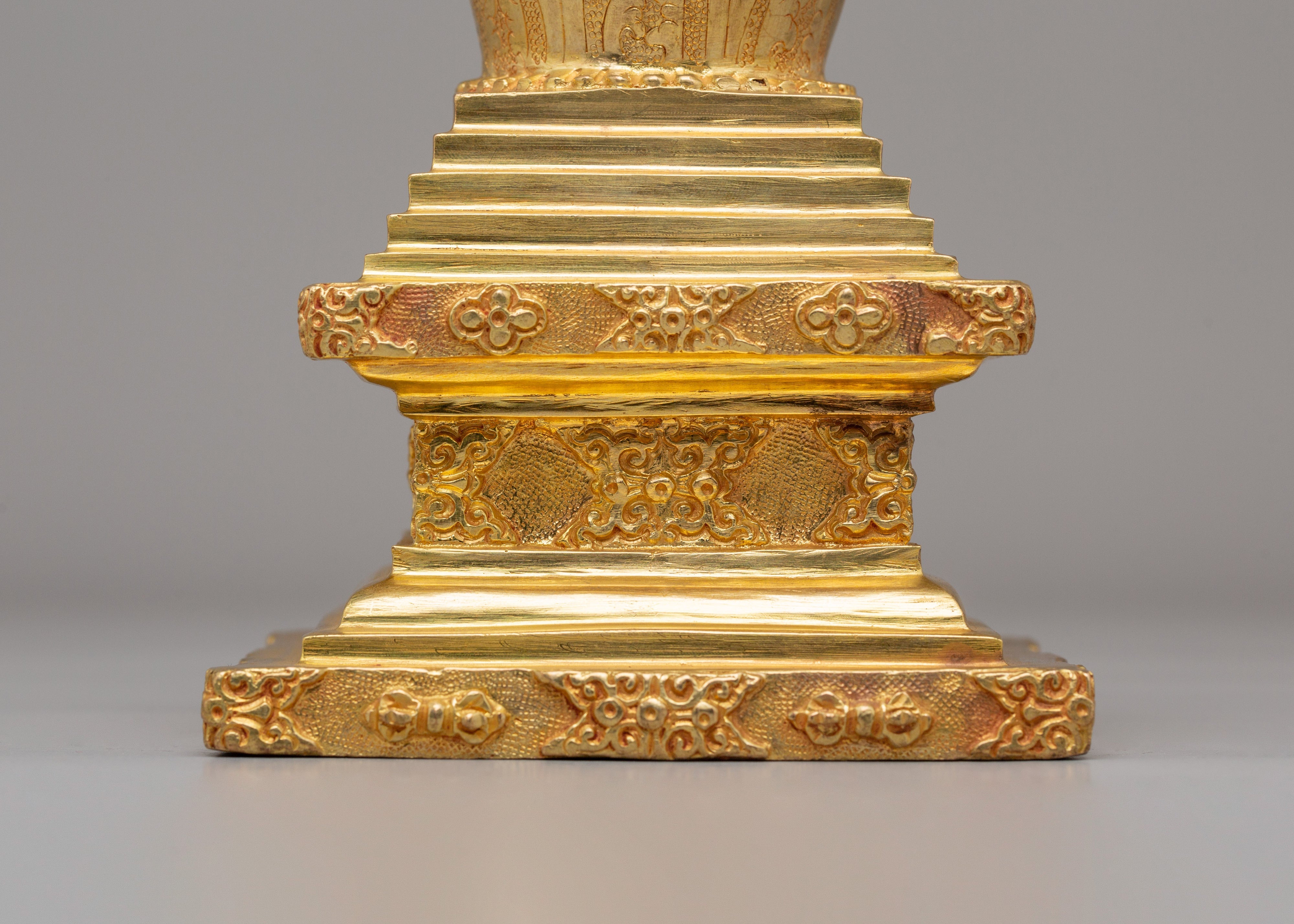 Himalayan Buddhist Stupa for Meditation | Handcrafted Sacred Shrine