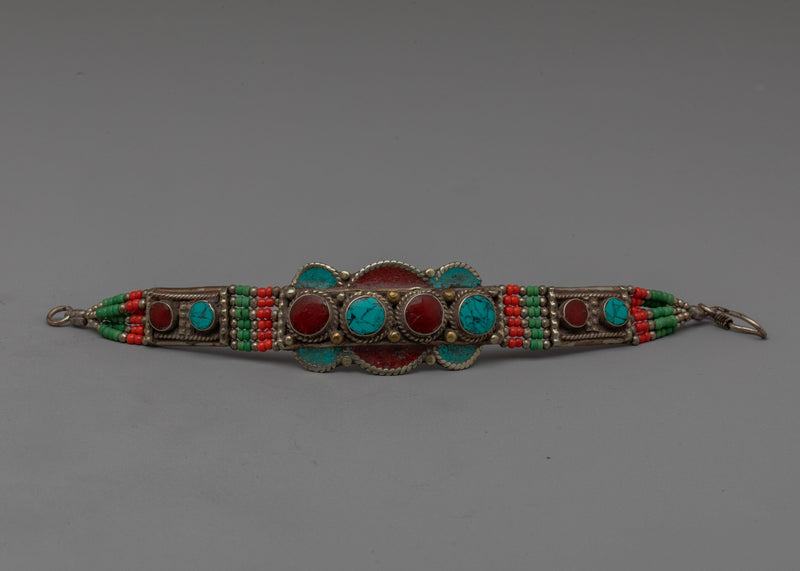 Exquisite Tibetan Bracelet |  Authentic Tibetan Artisan Jewelry