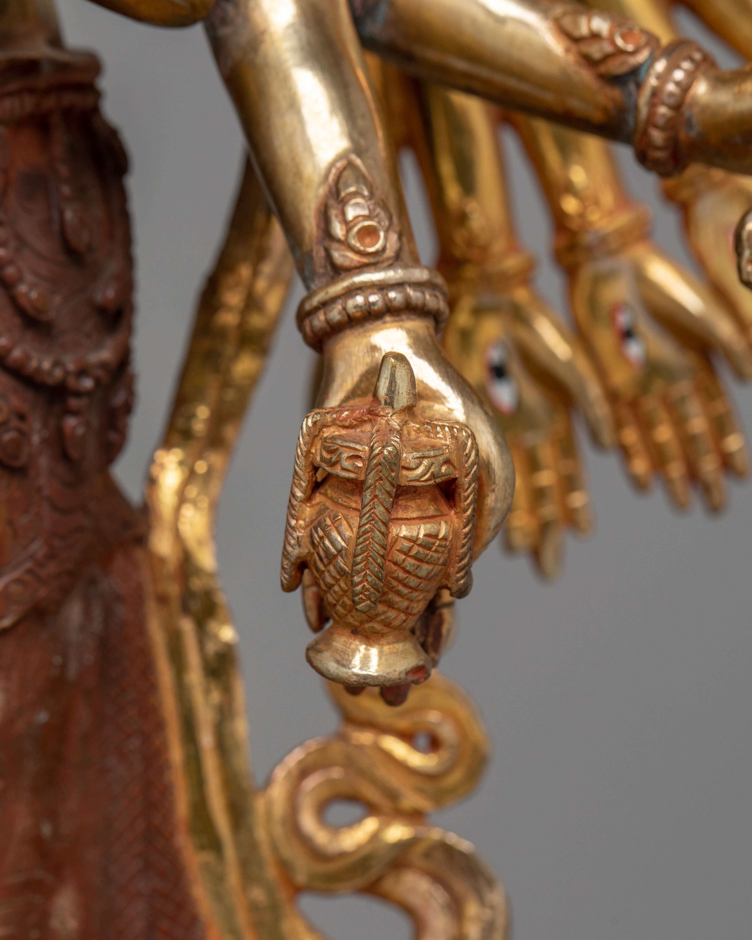 1000-armed-Chenrezig-of-Compassion Statue | Copper Body with 24K Gold Plating