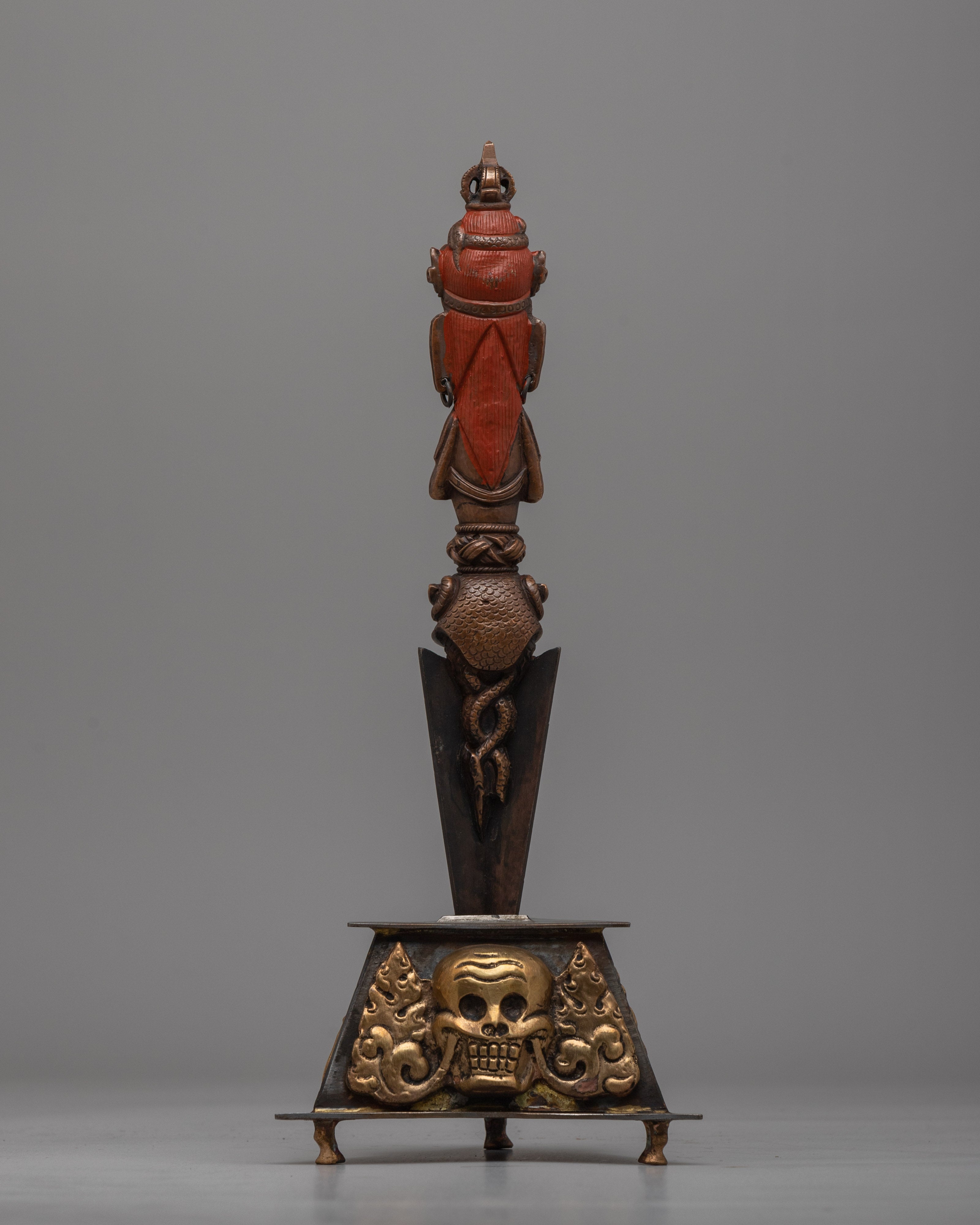 Authentic Brass handcrafted Phurba Ritual Dagger | A Spiritual Tool for Transformation
