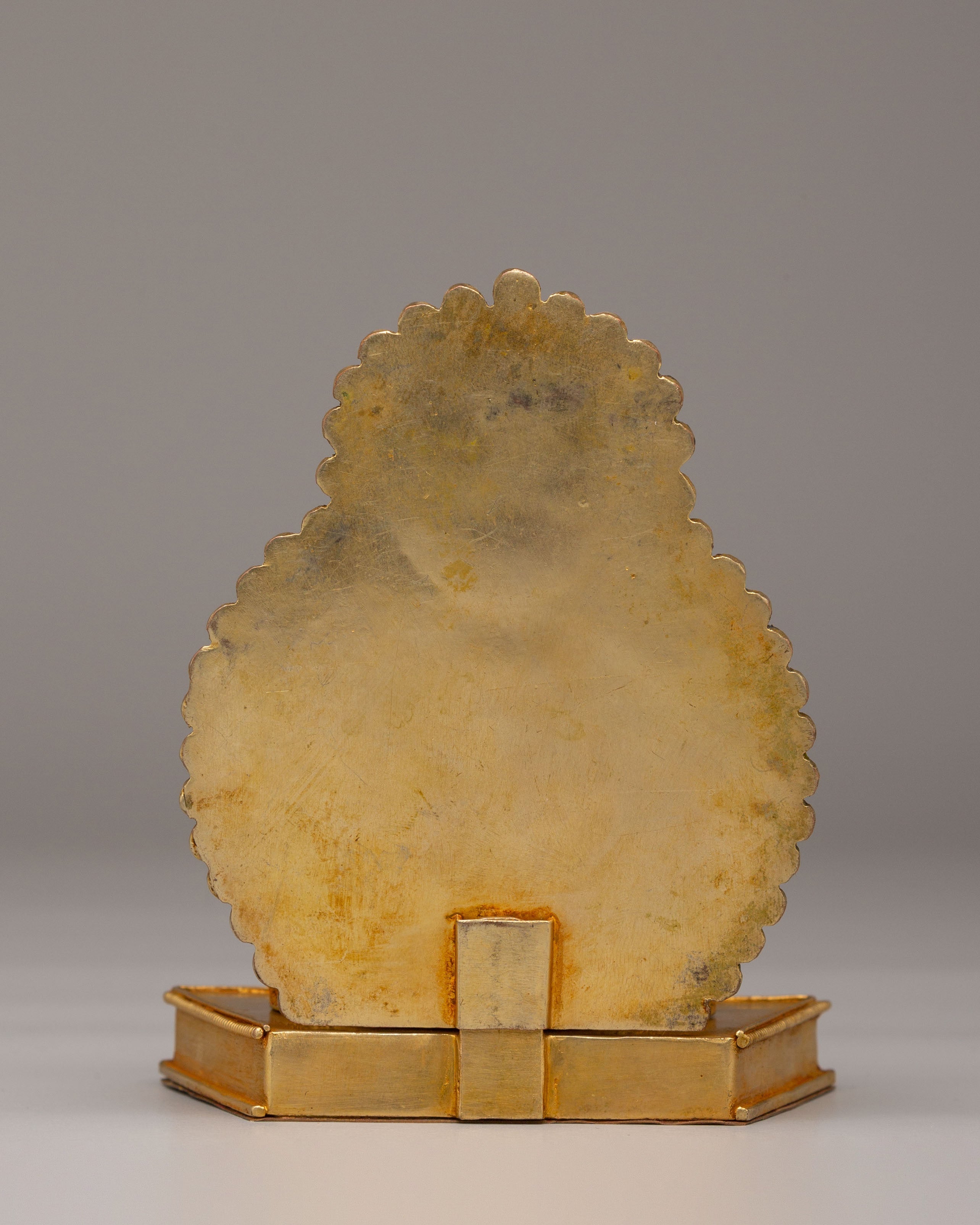 Spiritual Divine Green Tara Statue | Copper Body with 24K Gold Plating