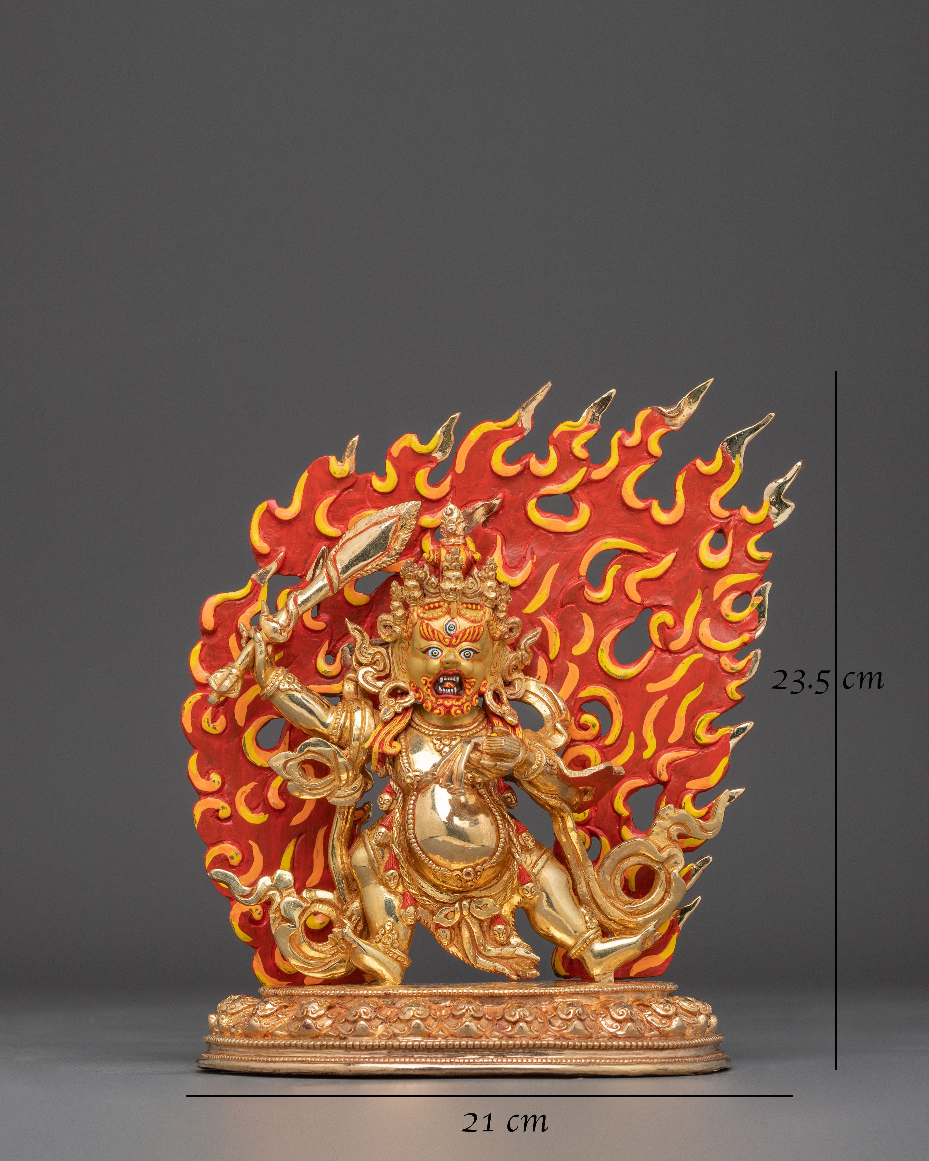 Tibetan Black Manjushri Statue | Wrathful Wisdom Deity