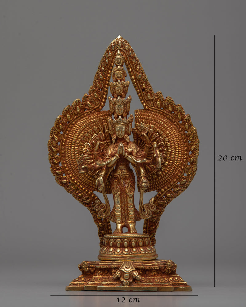 1000 arm chenrezig sadhana Statue | Embrace the Peace and Serenity of Pure Land in Your Space