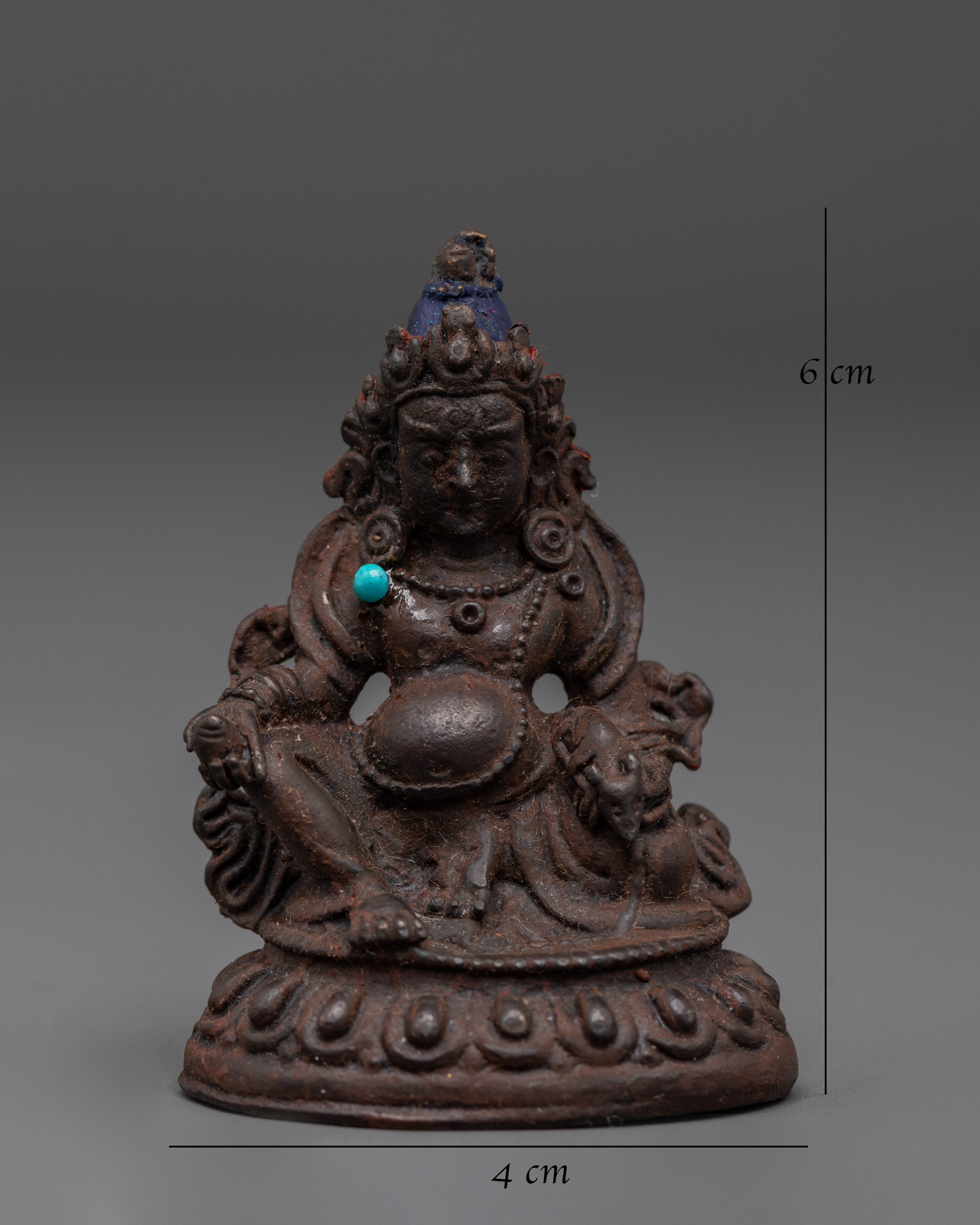 Handcrafted Dzambhala Prosperity Statue | Tibetan Wealth Deity for Abundance