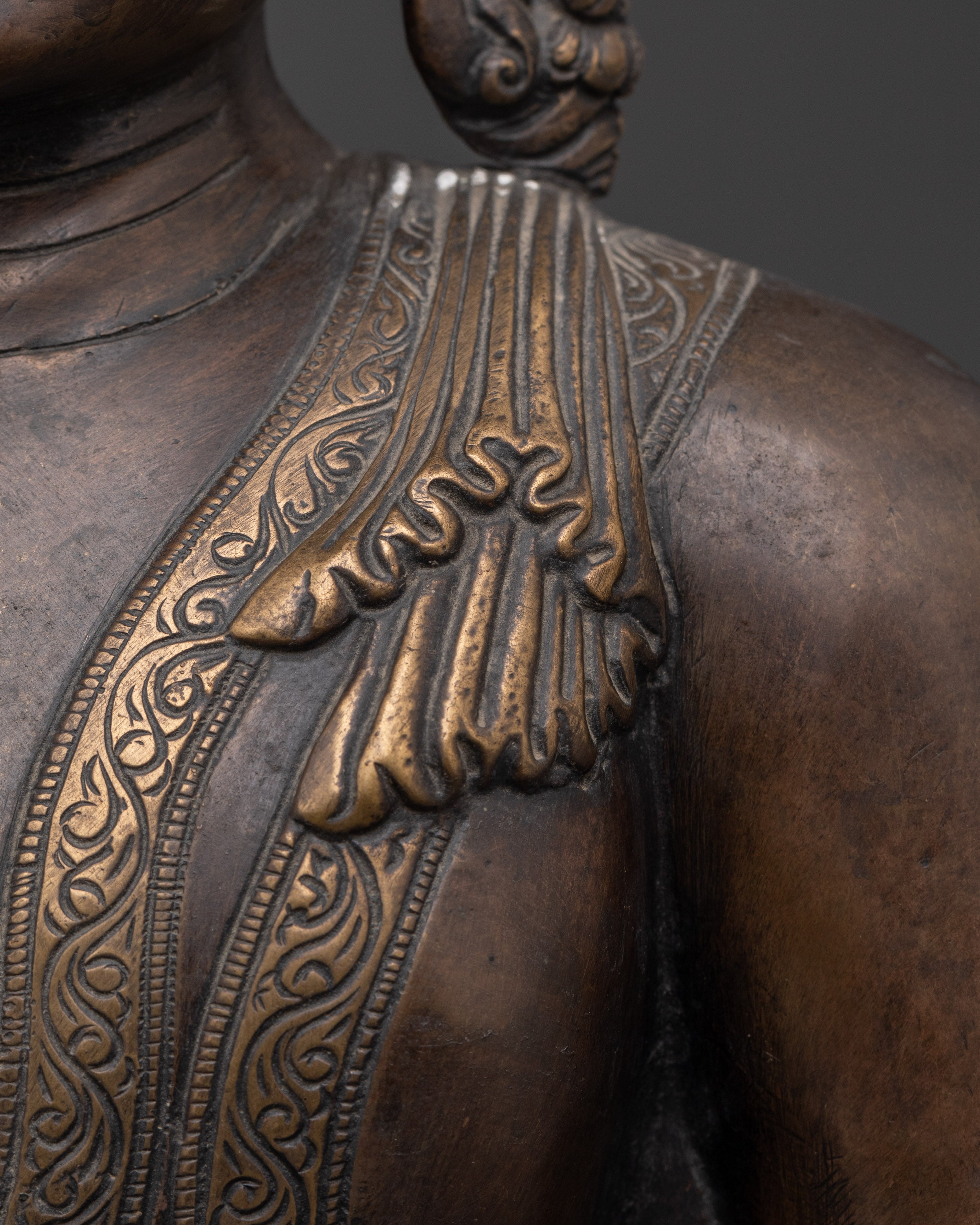 Amogasiddhi Brass Statue | Icon of Fearlessness and Protection