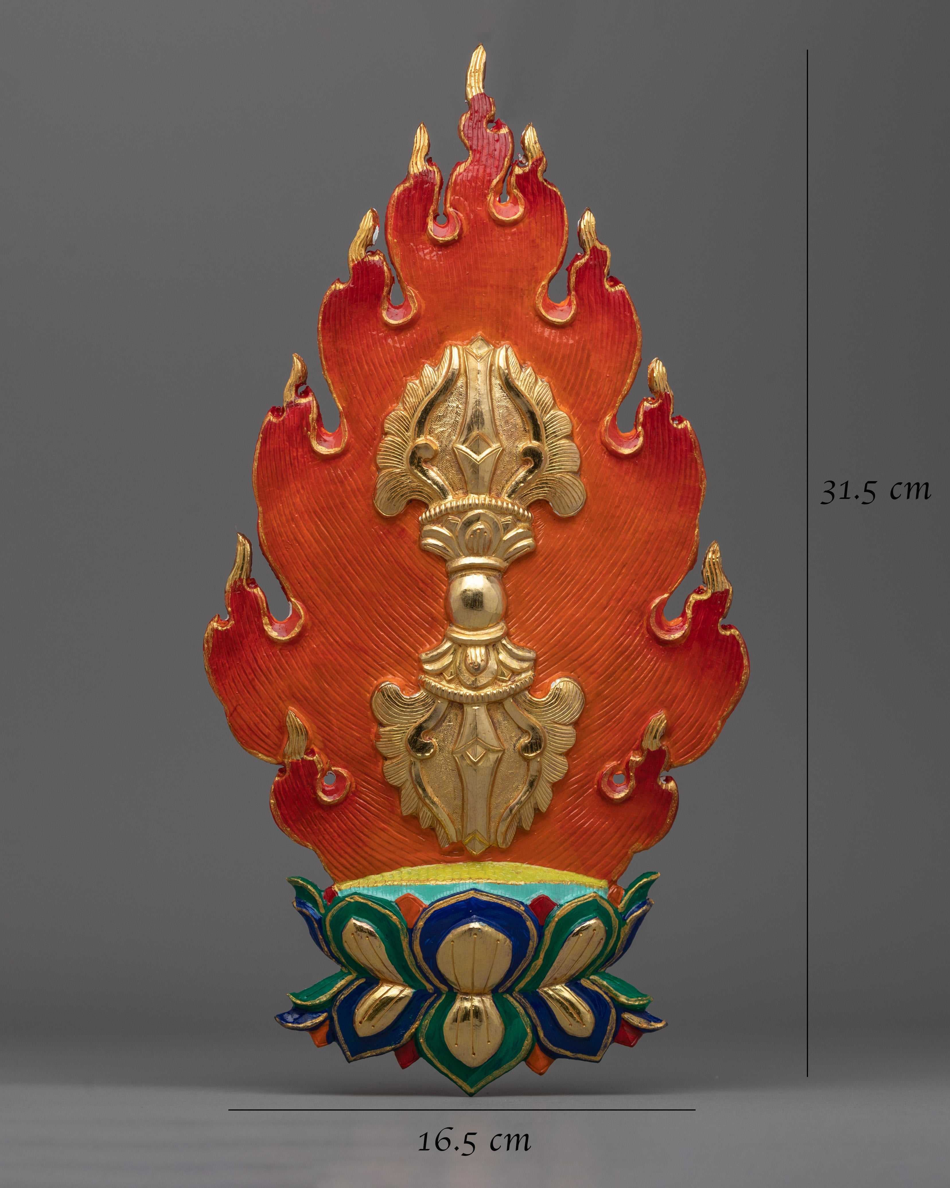 Wall Hanging Vajra Symbol | Perfect for Spiritual Home Decor, Meditation Room, or Altar Space