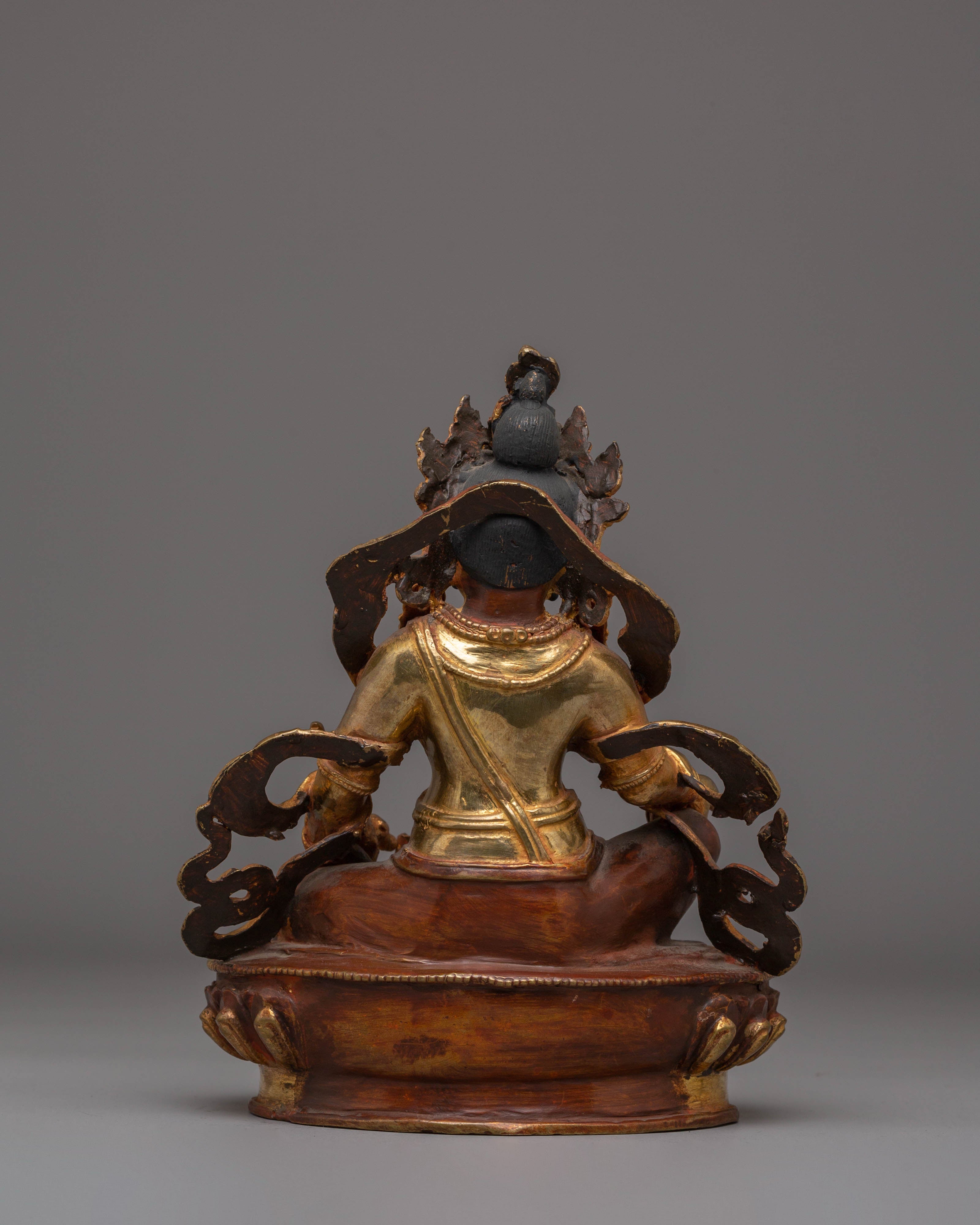 Handcrafted Copper Figurine of Dzambhala | Embodiment of Wealth