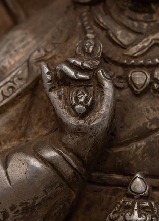 Handcrafted Tibetan Guru Rinpoche Ghau Box | Sacred Buddhist Amulet