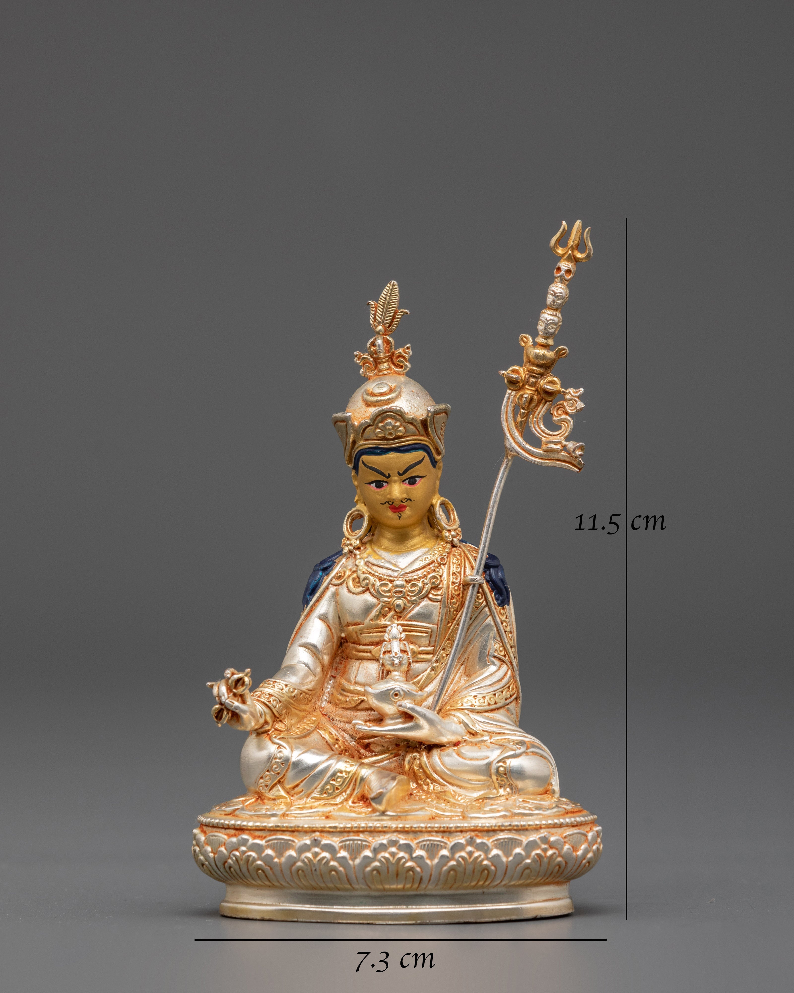 Meditation Deity Guru Rinpoche Statue  | Tibetan Vajra Master