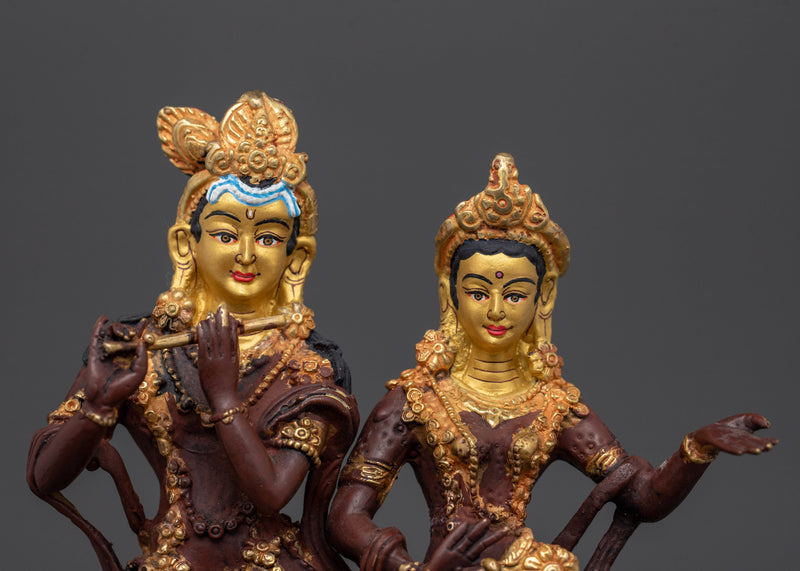 Statue of Lord Krishna and Radha | Divine Representation of Eternal Love and Devotion